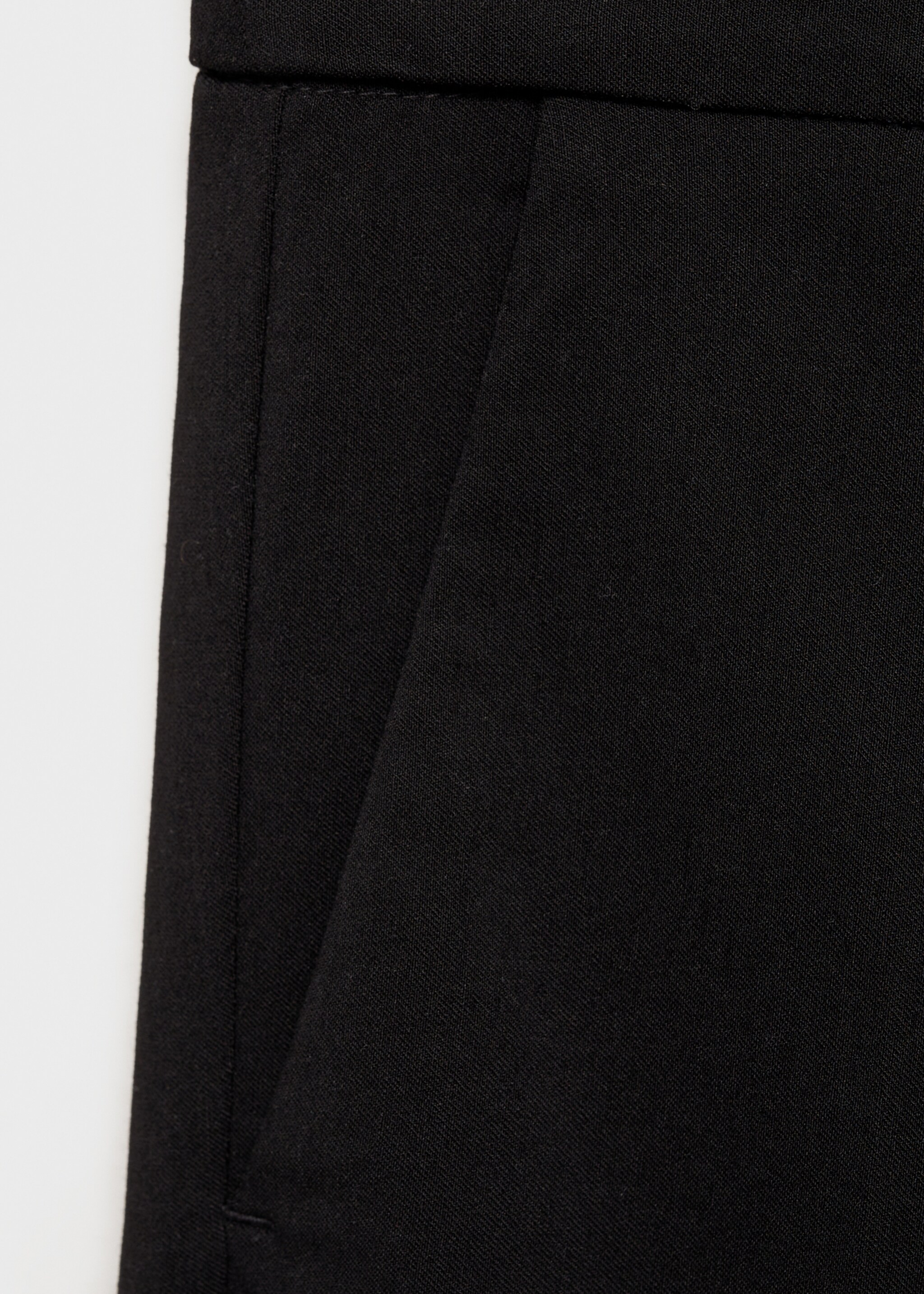 Crop skinny trousers - Details of the article 0, Black. Ref: 83700555-00.