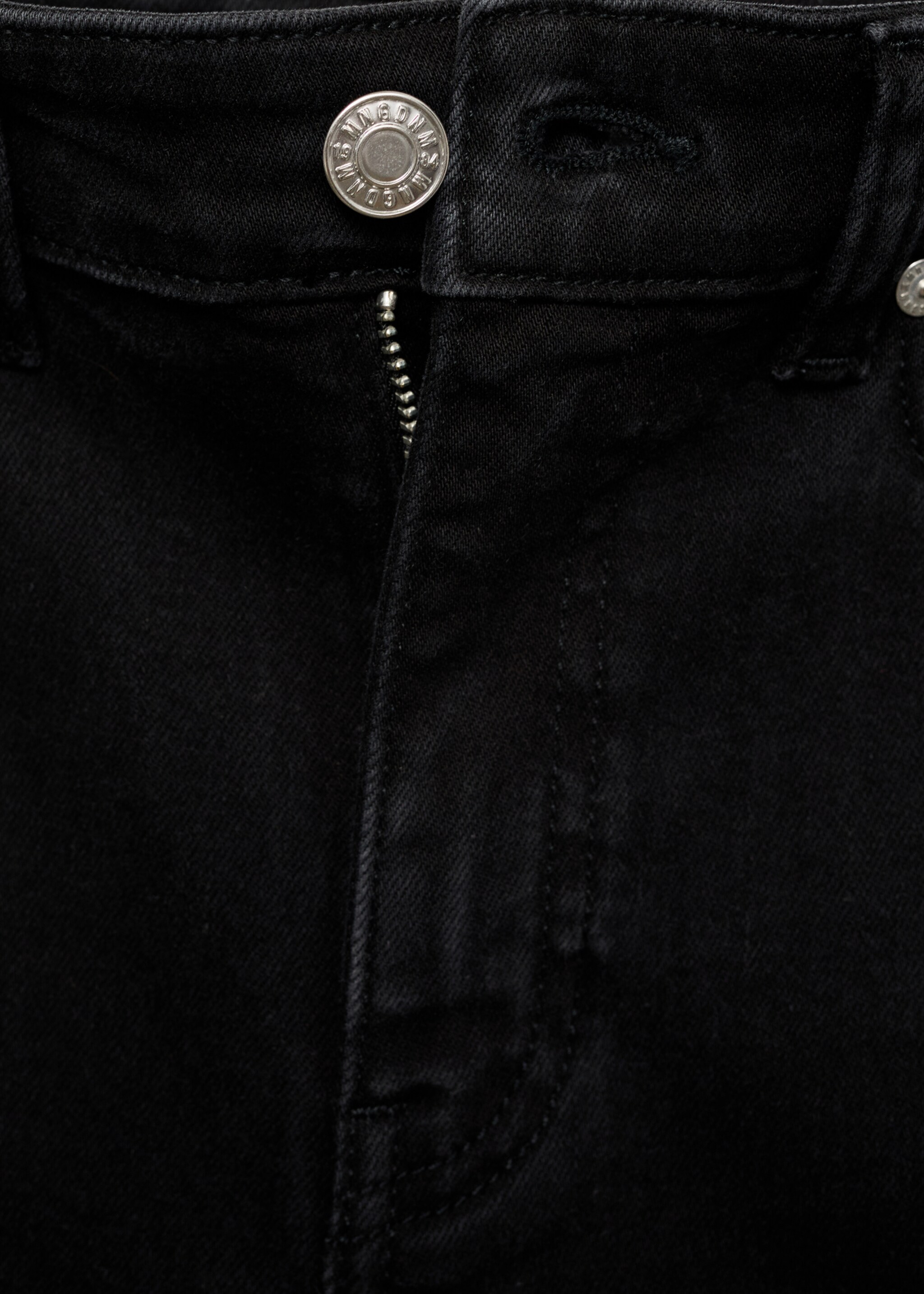 Jean Sienna flare crop - Détail de l'article 8, Black denim. Ref: 87000223-00.