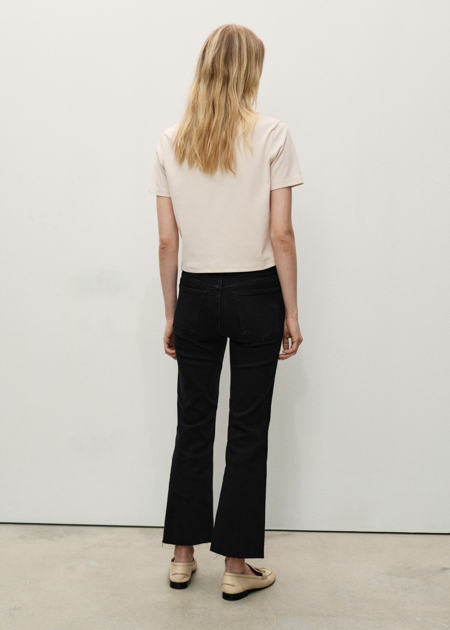 Jean Sienna flare crop - Verso de l’article