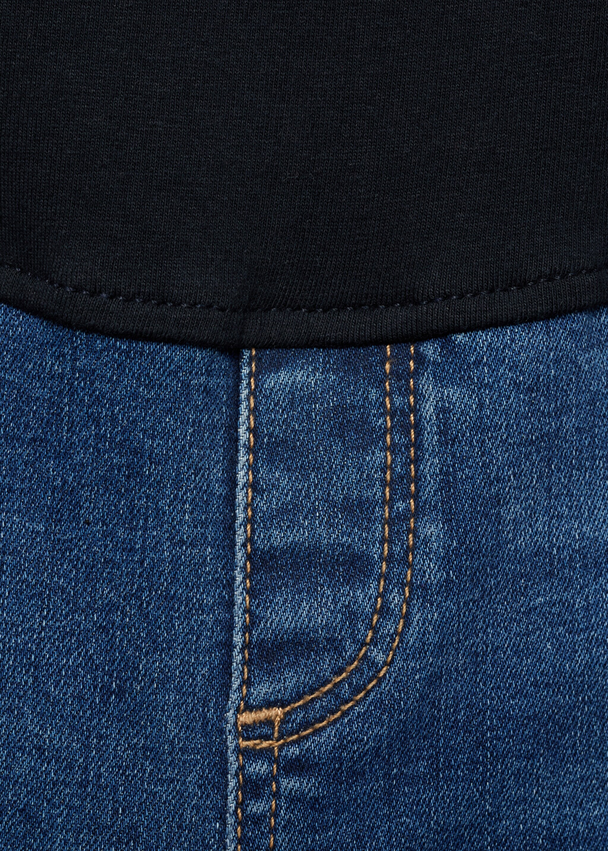 Maternity skinny jeans - Details of the article 8, Dark Blue. Ref: 87000252-00.