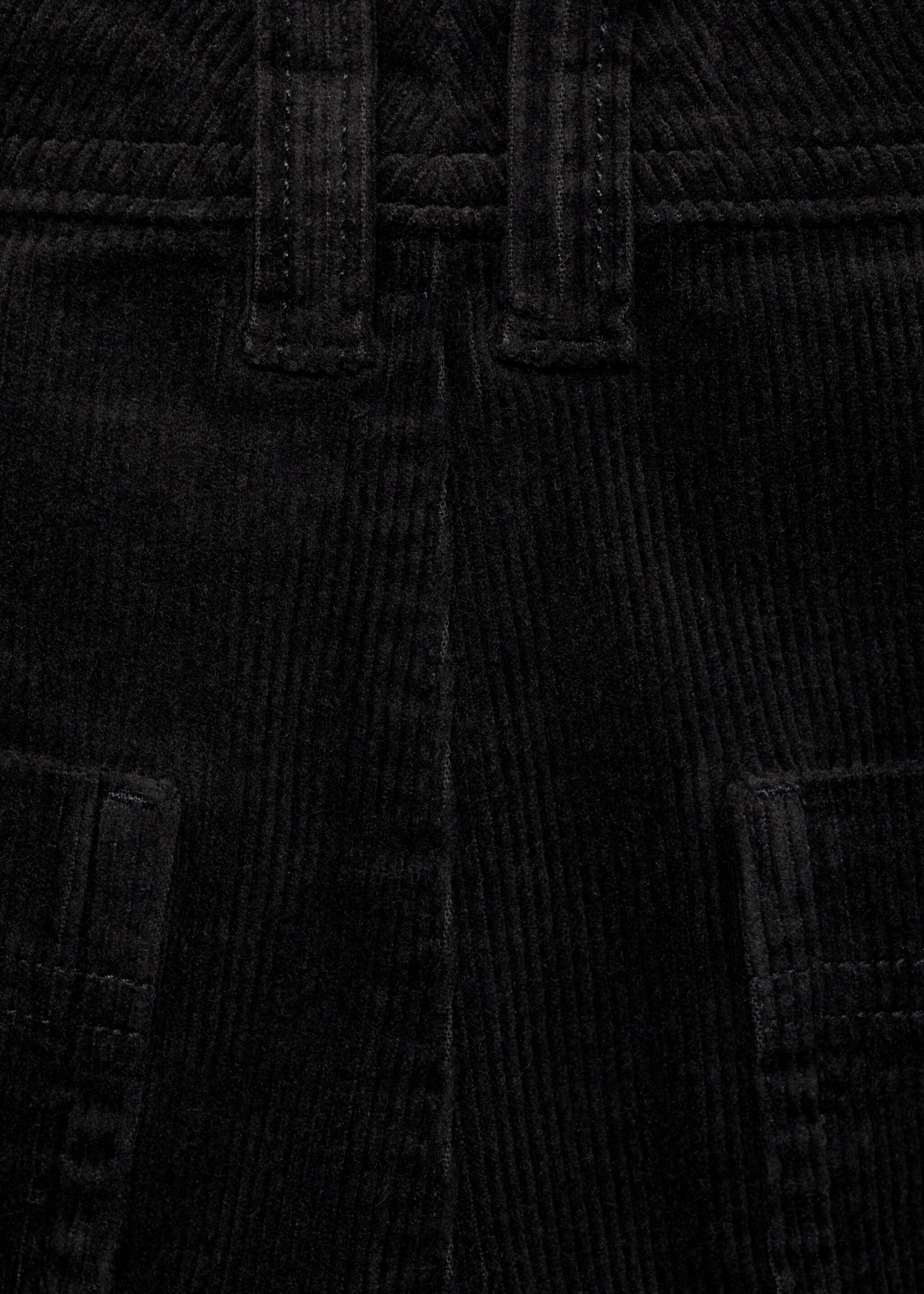 Catherin corduroy culotte - Detail van het artikel 0, Zwart. Ref: 87000257-00.