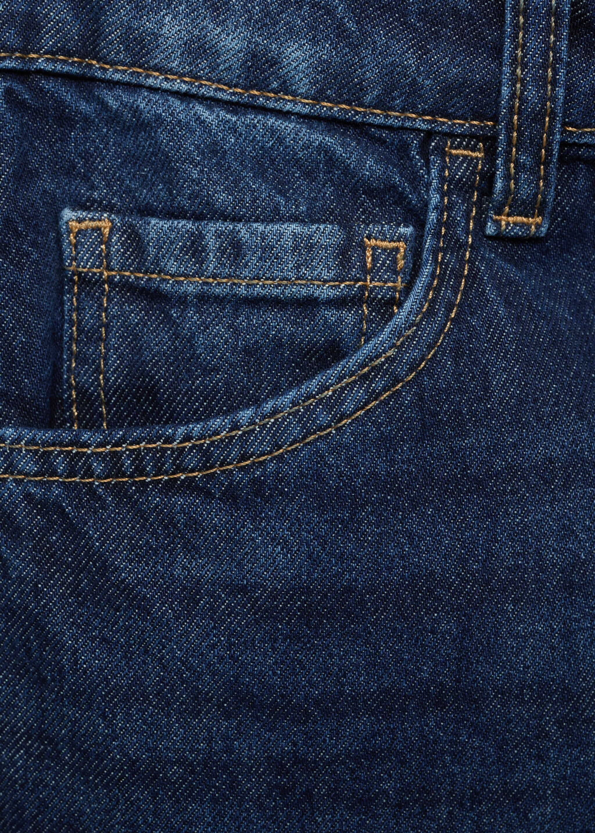 Danila High-Waist Wide-Leg Jeans - Detail des Artikels 0, Dunkelblau. Ref: 87000258-00.