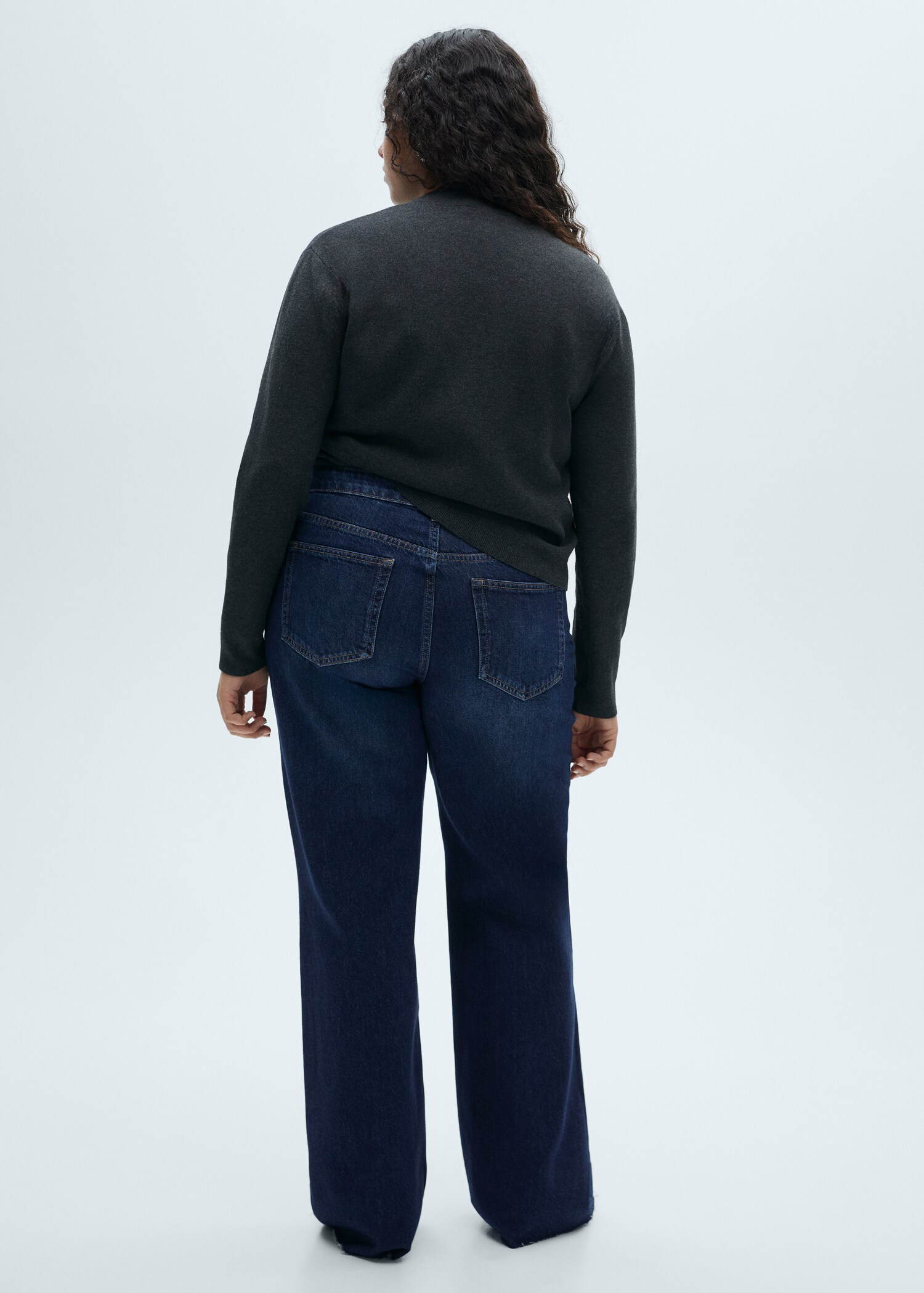 Danila high-waisted wide-leg jeans - Details of the article 4