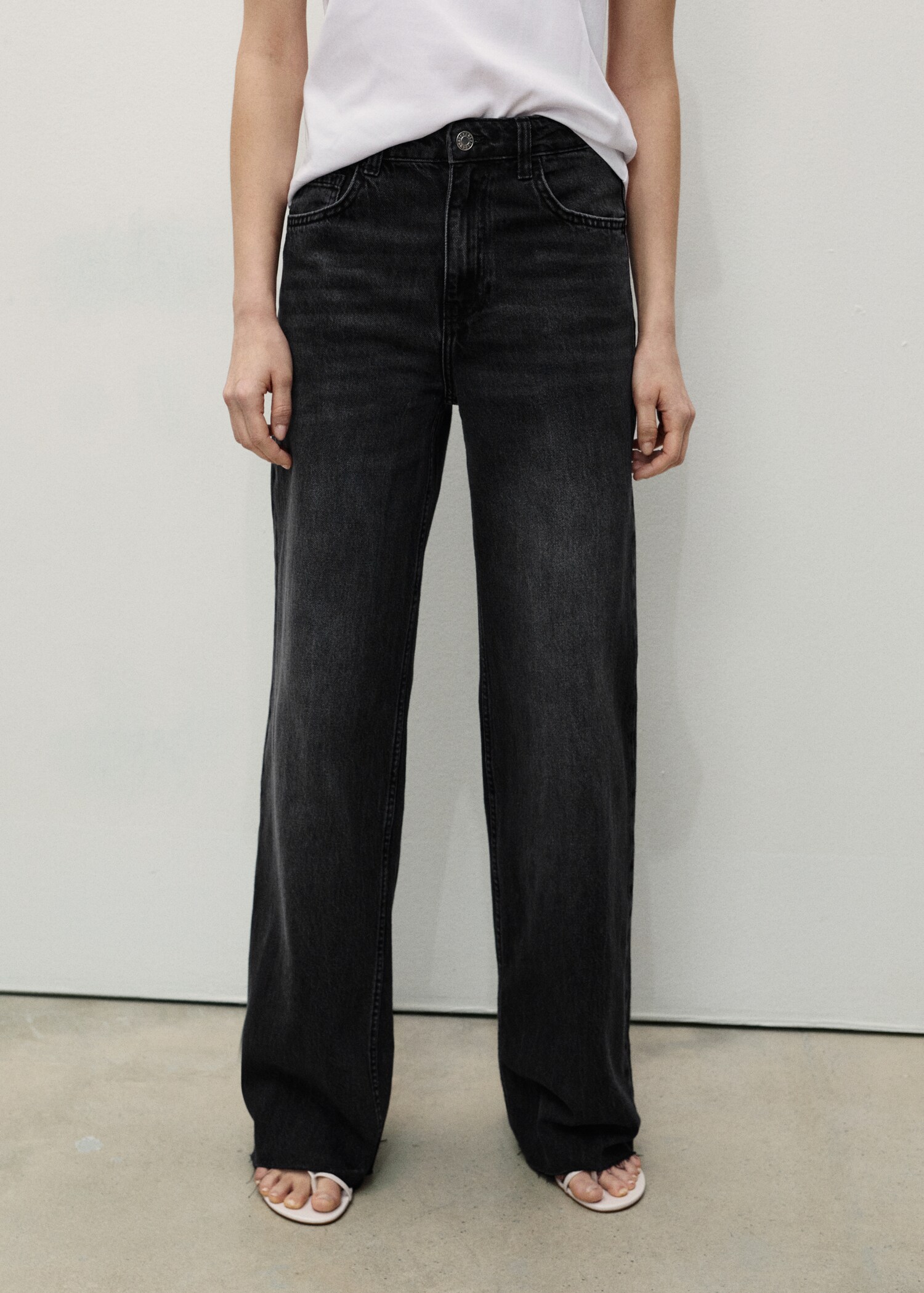 Danila high-waisted wide-leg jeans - Medium plane