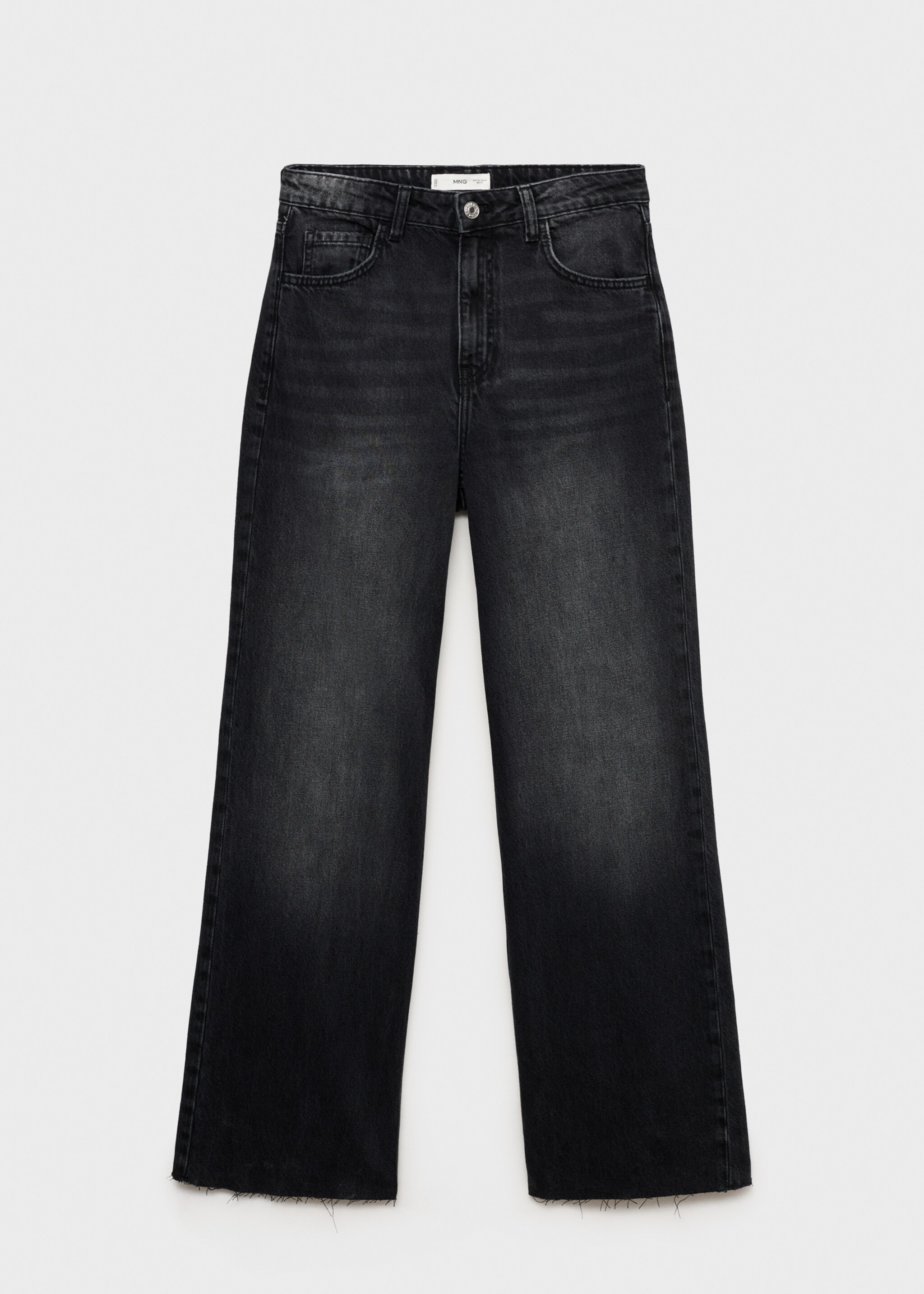 Jean Danila large taille haute - Article sans modèle, Black denim. Ref: 87000259-00.