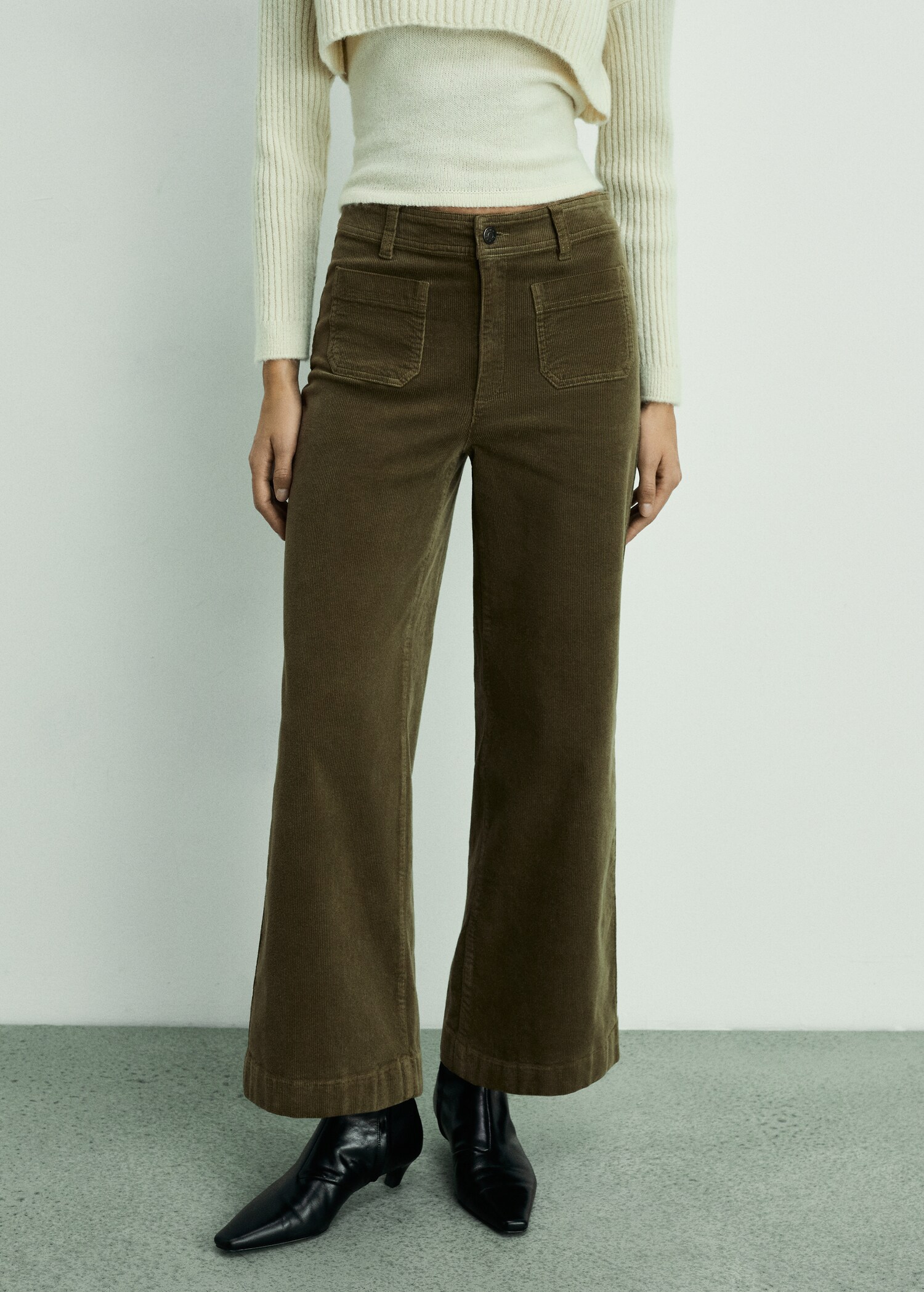 Catherin corduroy culotte - Middenvlak