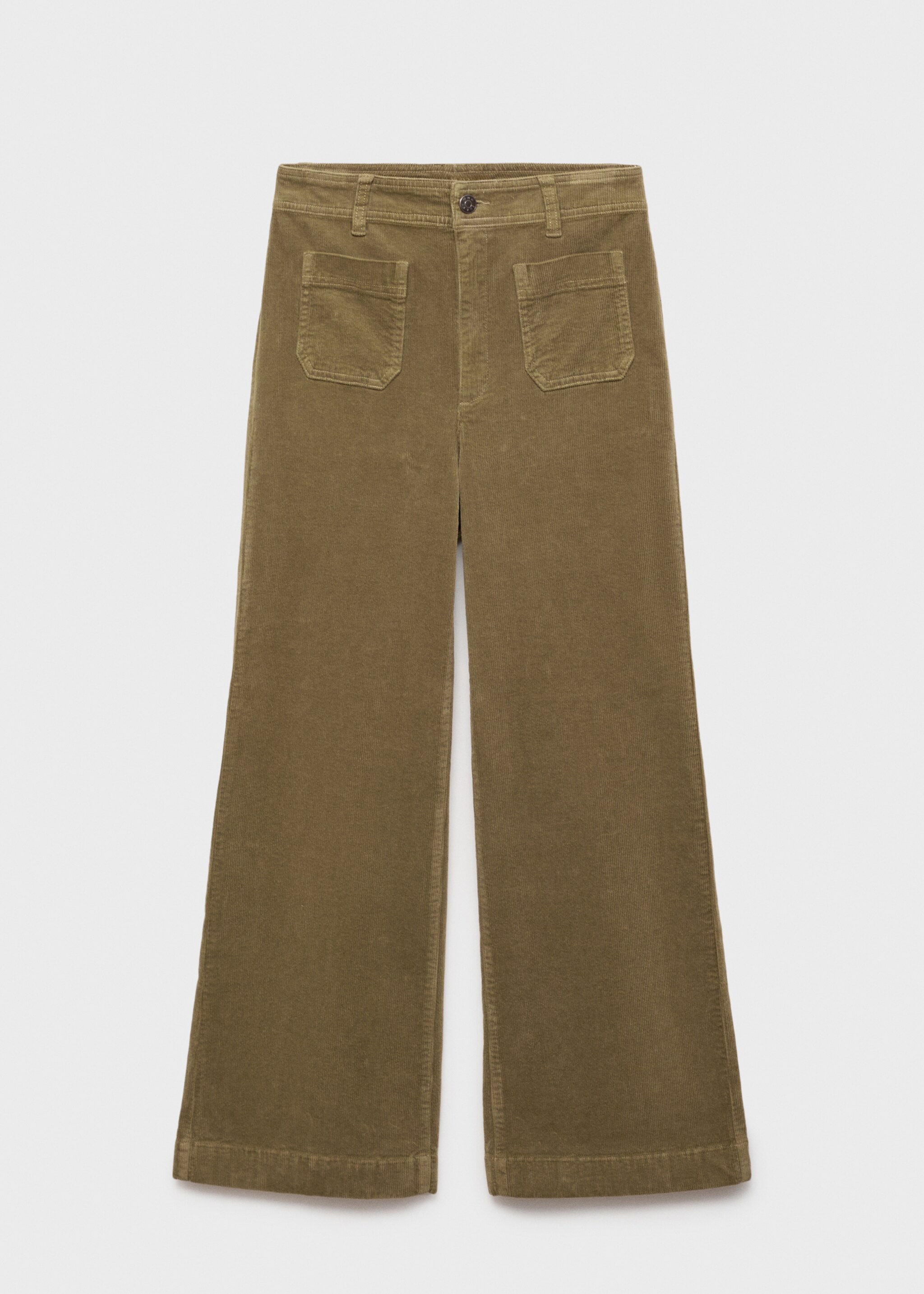 Catherin culotte corduroy trousers - Article without model, Khaki. Ref: 87000260-00.