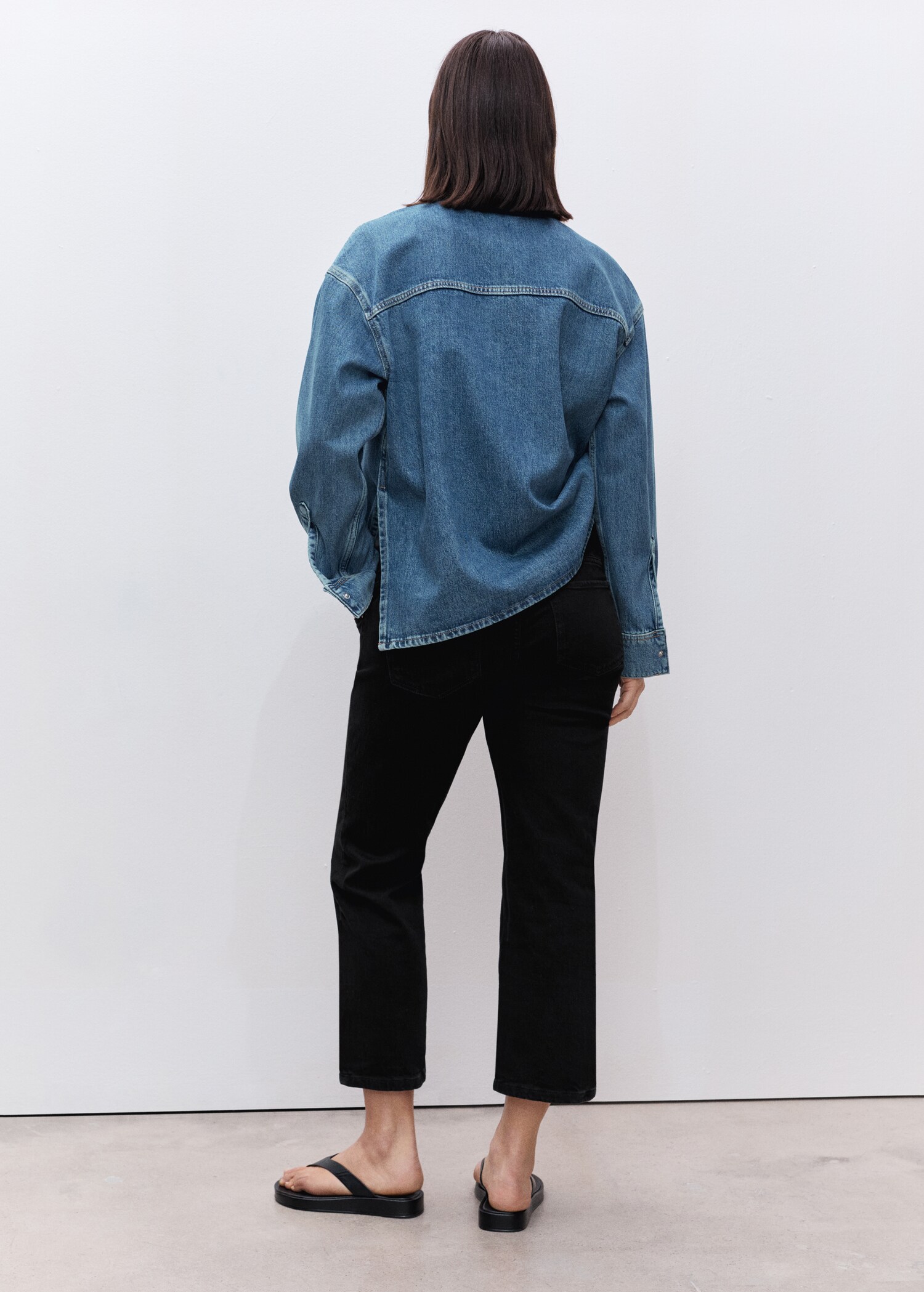 Maternity Straight Jeans - Reverse of the article