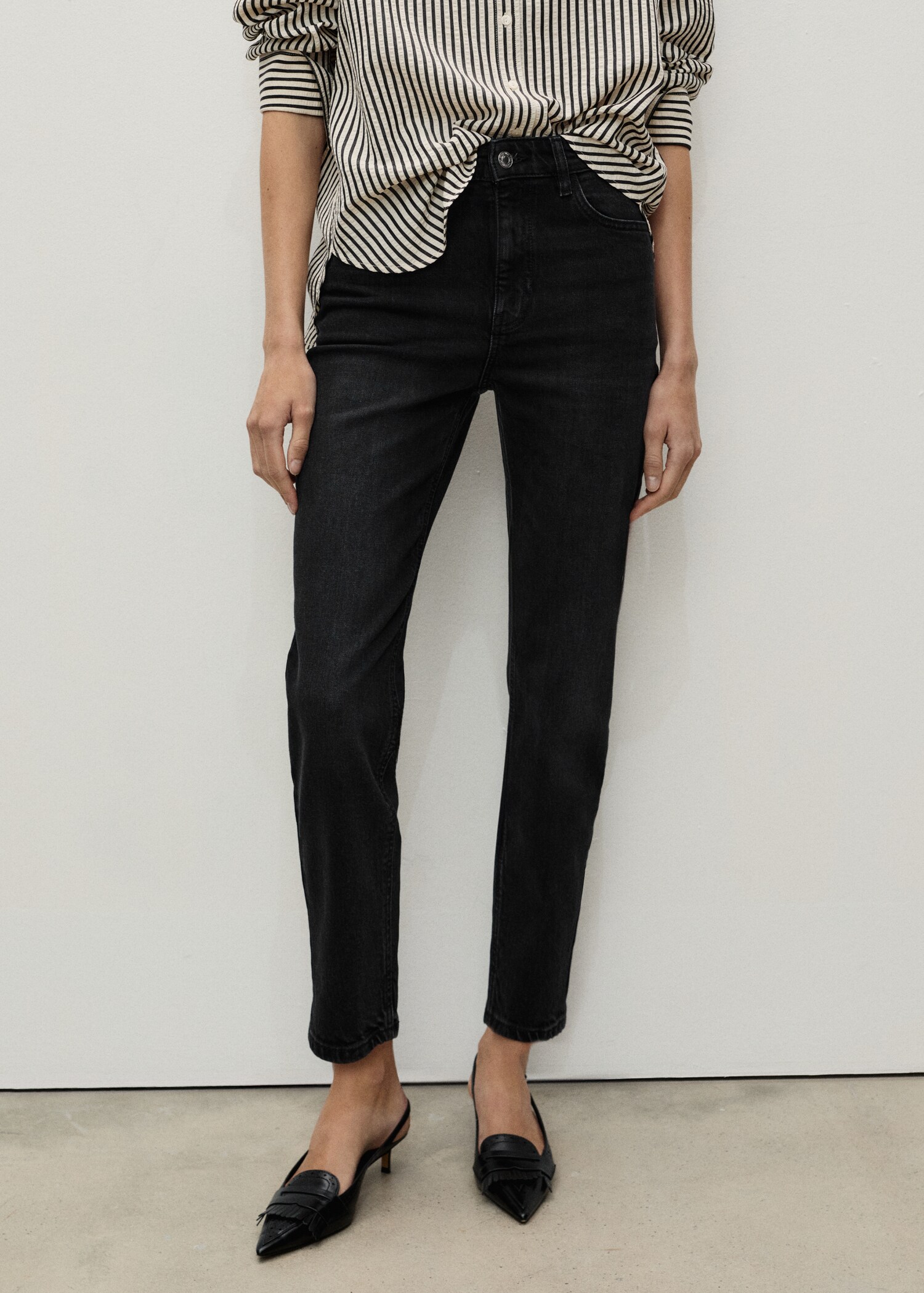 Newmom comfort high-rise jeans - Medium plane