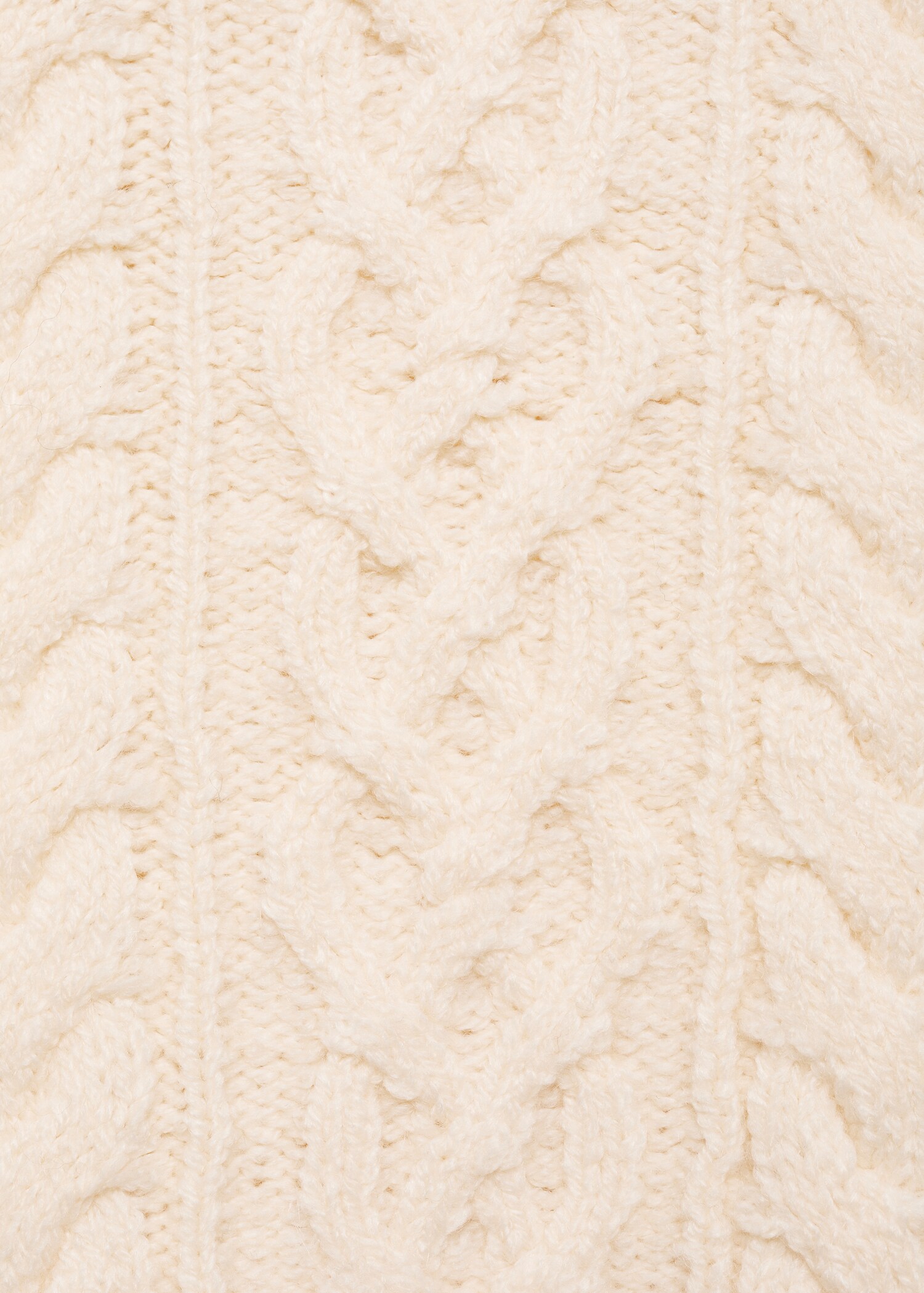 Pull-over manches cloche maille torsadée - Détail de l'article 0