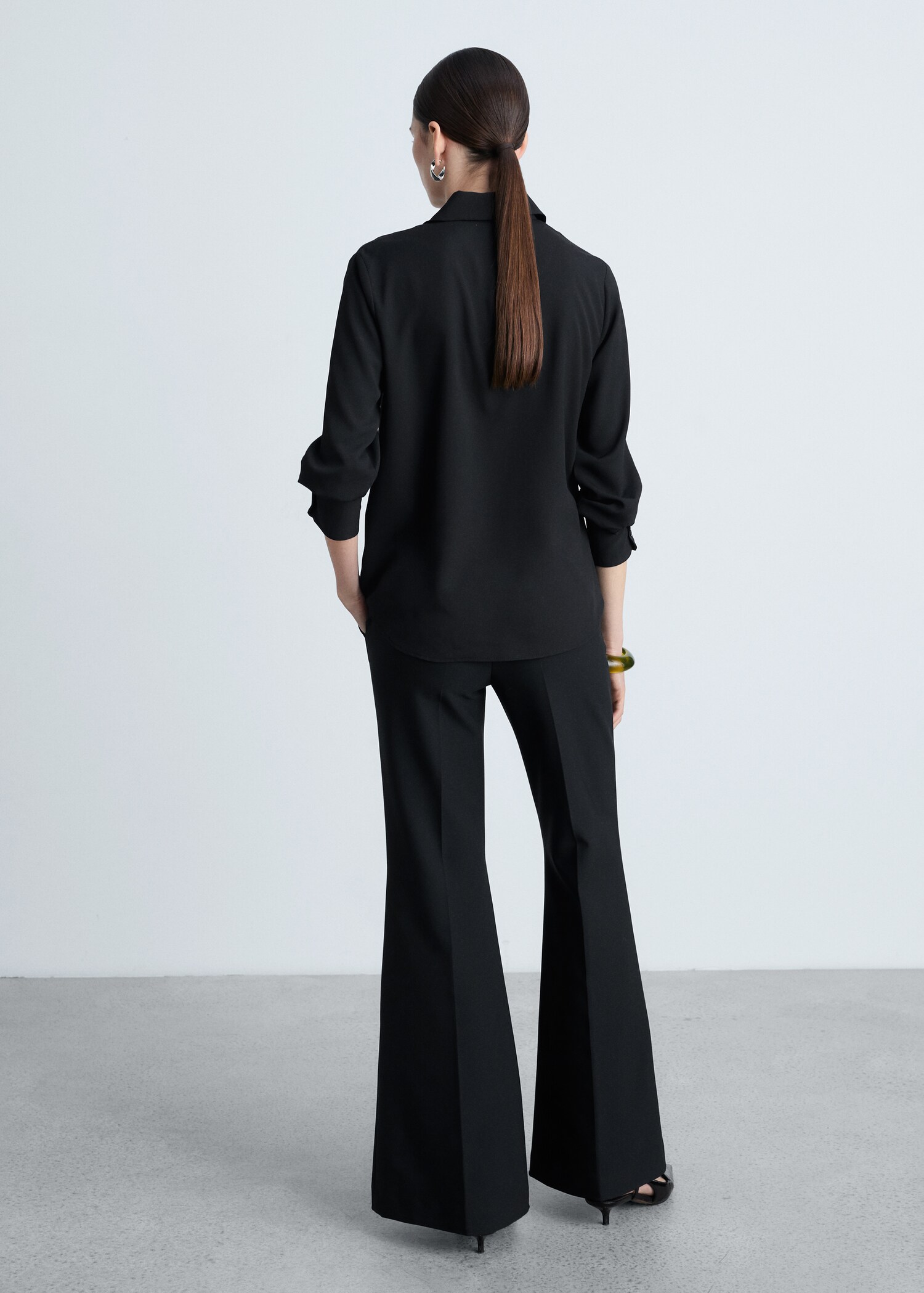 Chemise fluide manches longues - Verso de l’article