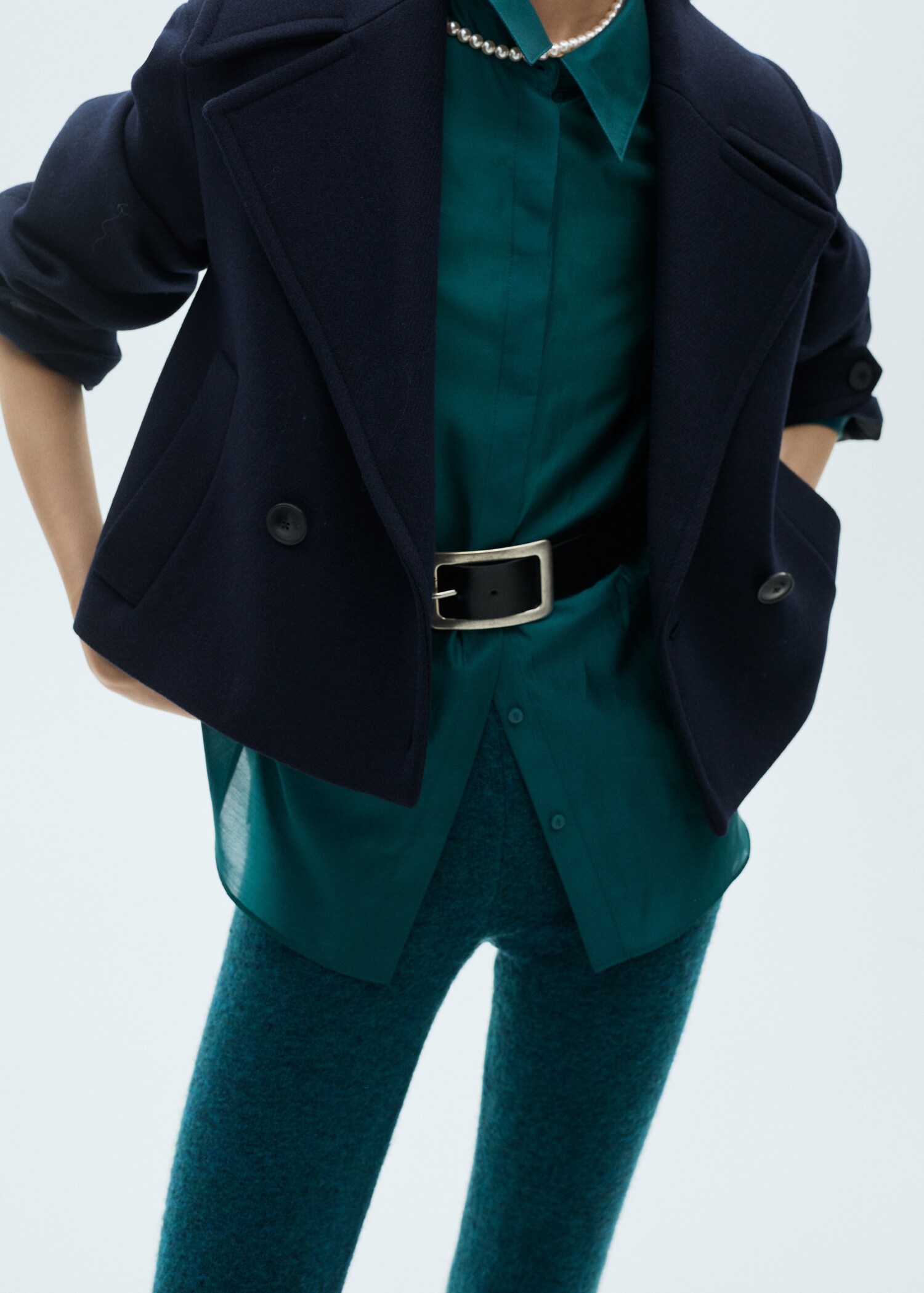 Flared knitted trousers - Details of the article 6