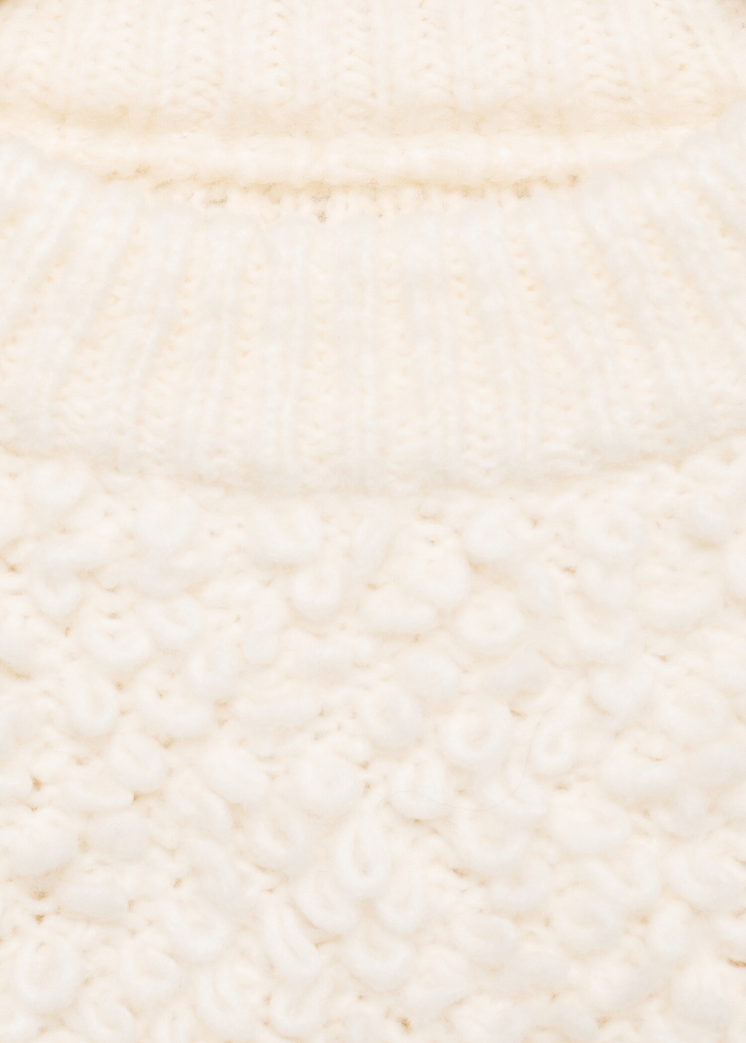 Round-neck bouclé sweater - Details of the article 8