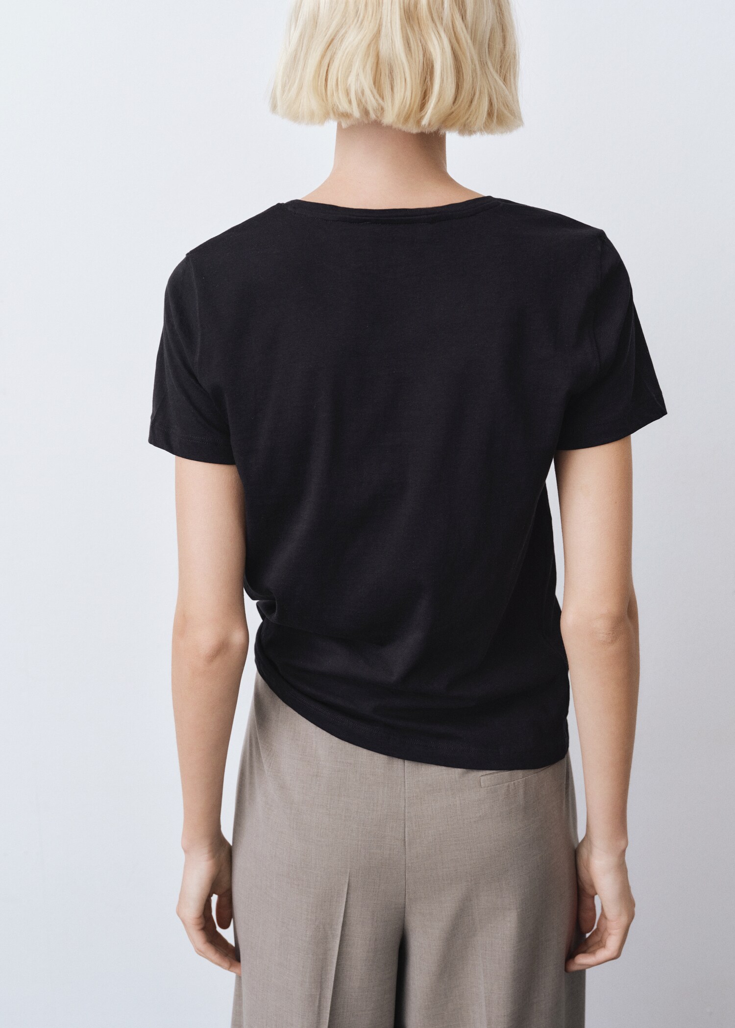 Kortärmad t-shirt bomull - Artikelns baksida