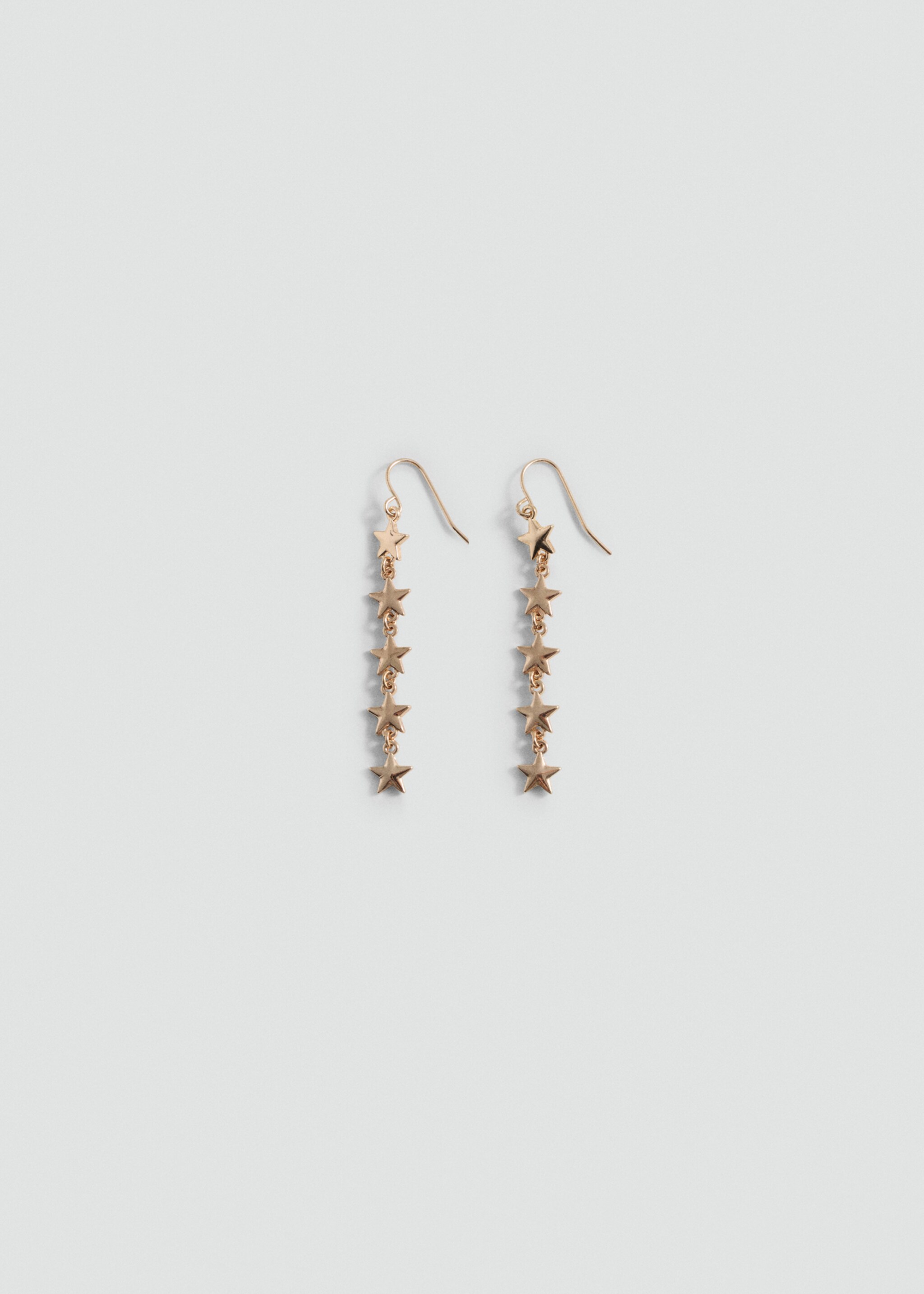 Lange oorbellen met sterretjes - Artikel zonder model, Goud. Ref: 87000449-00.