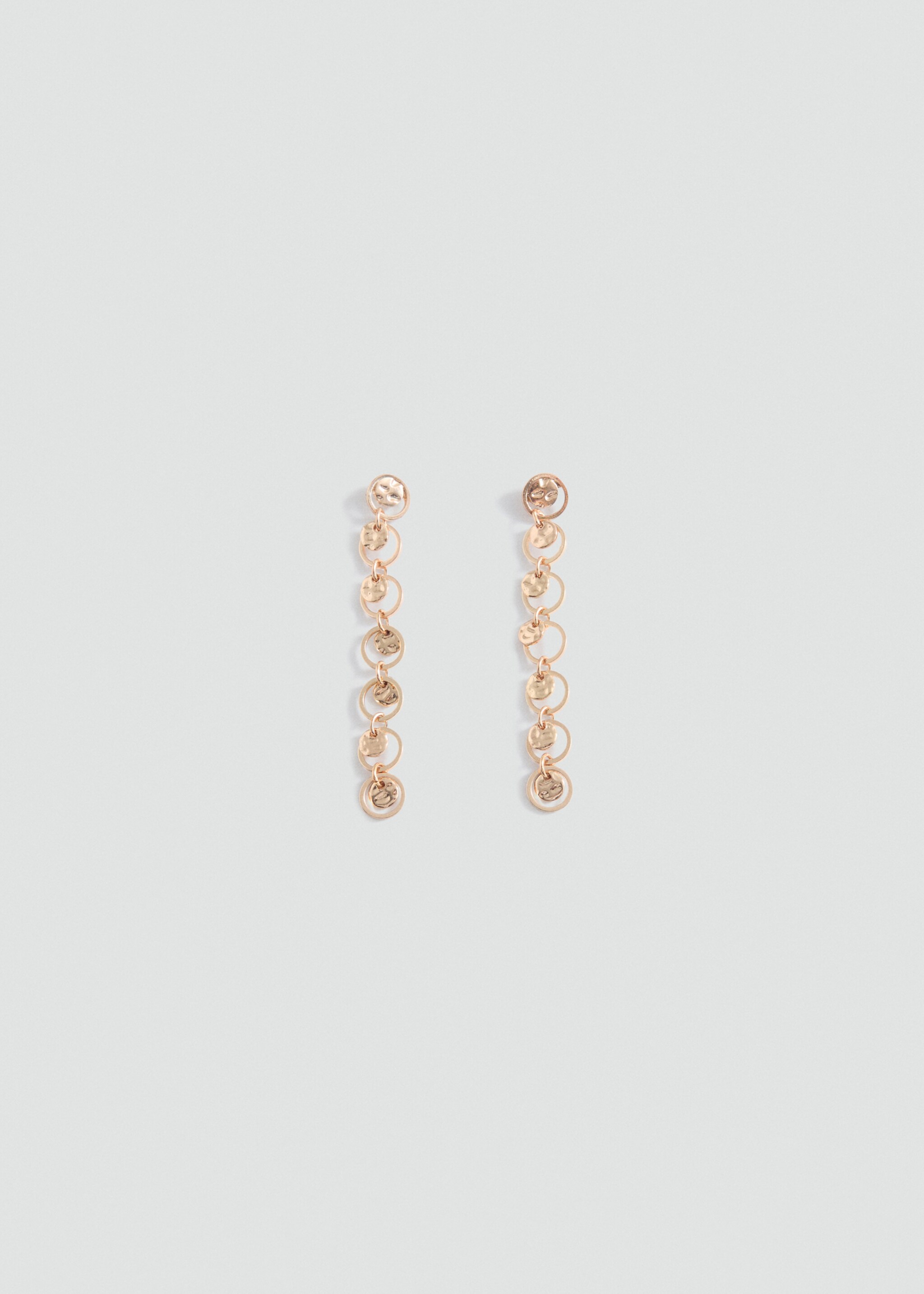 Lange cirkelvormige oorbellen - Artikel zonder model, Goud. Ref: 87000450-00.