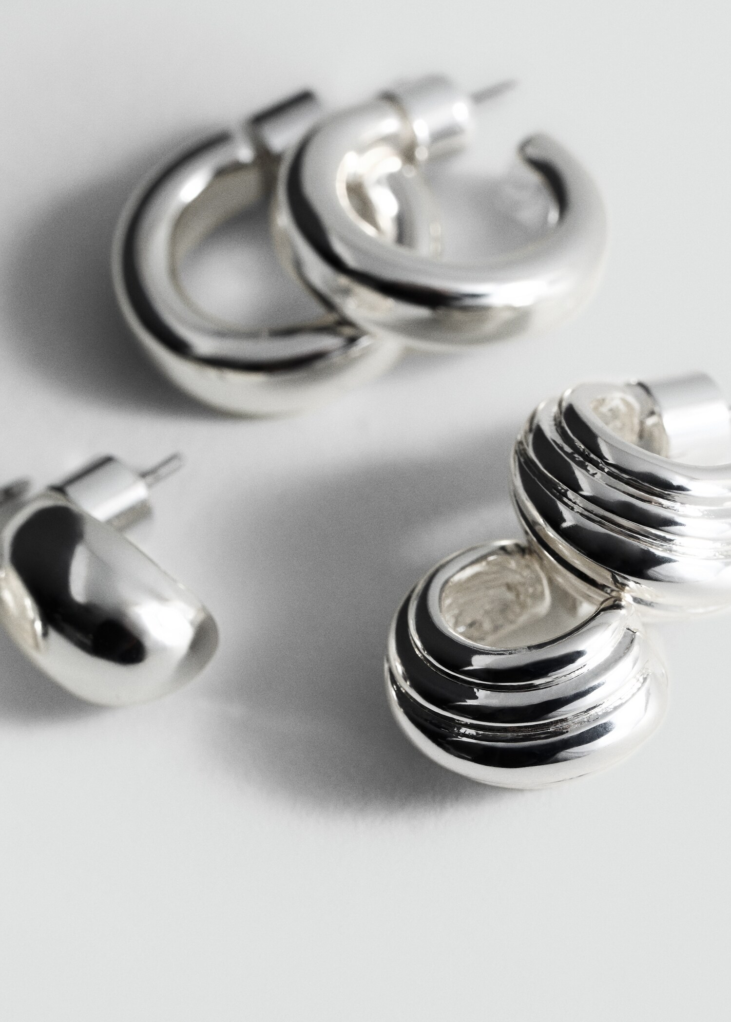 Set boucles d’oreilles combinées - Plan moyen