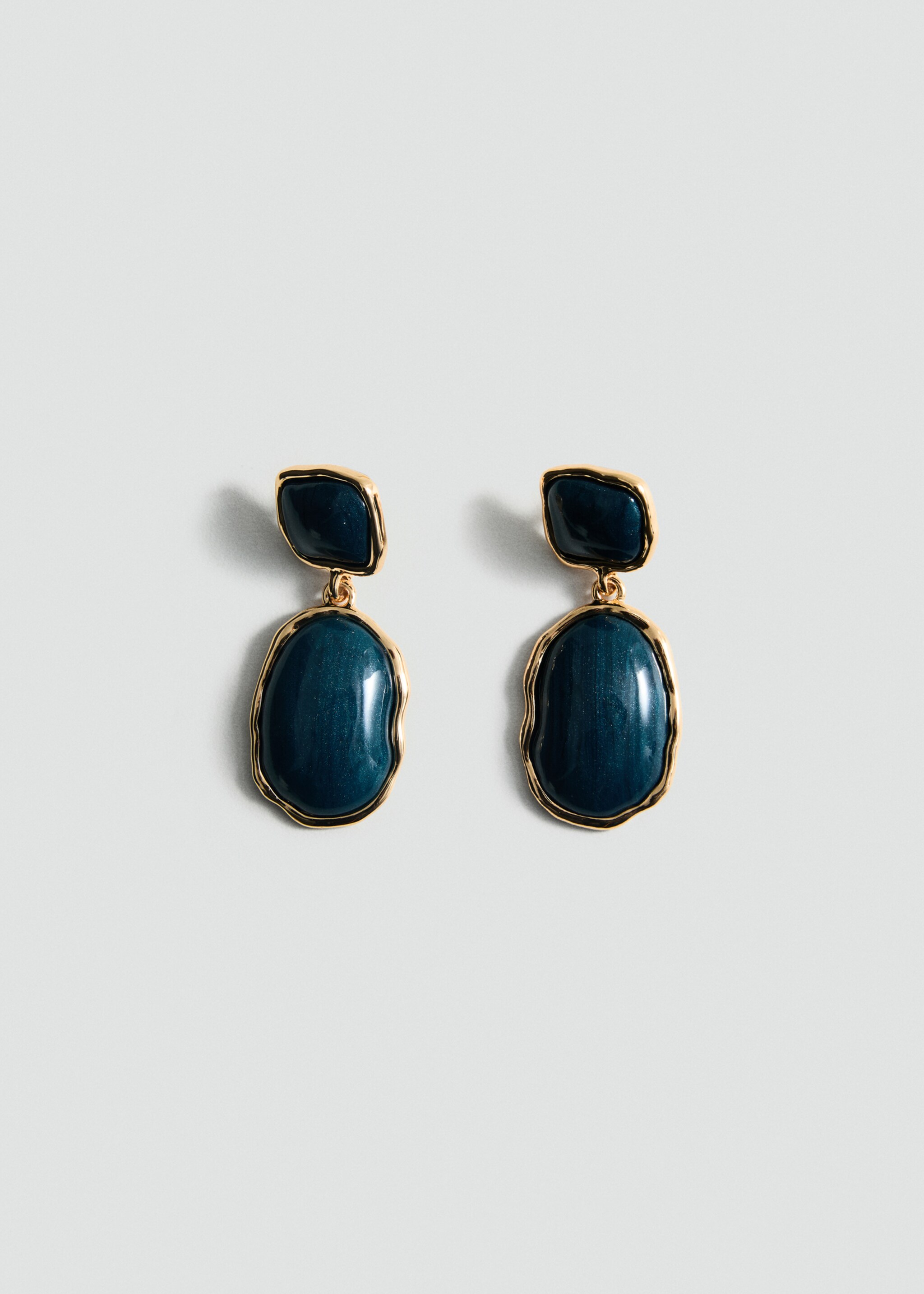 Beaded drop earrings - Article without model, Gold. Ref: 87000463-00.