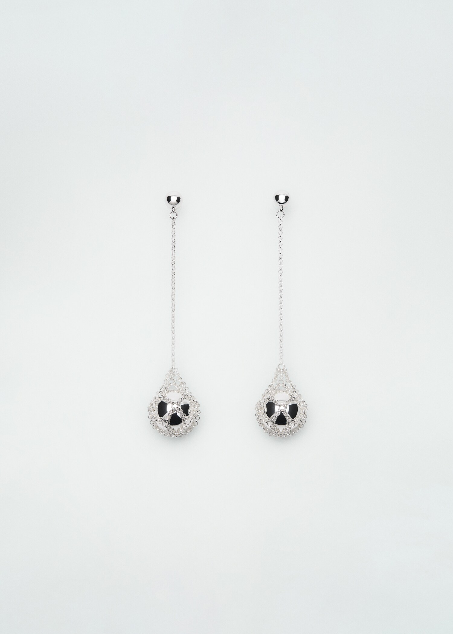 Sphere drop earrings - Article without model