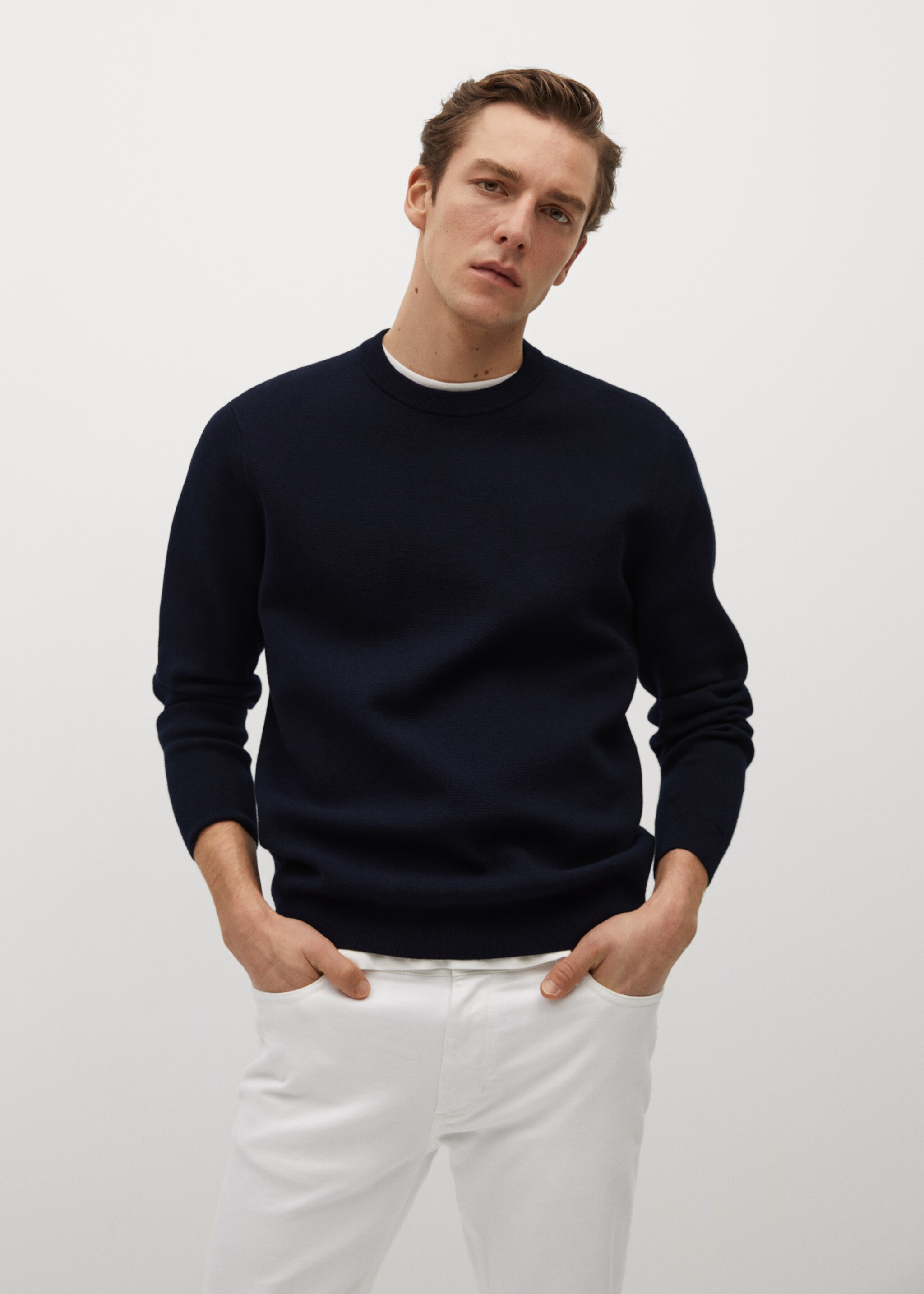 Jersey textura suave - Plano medio