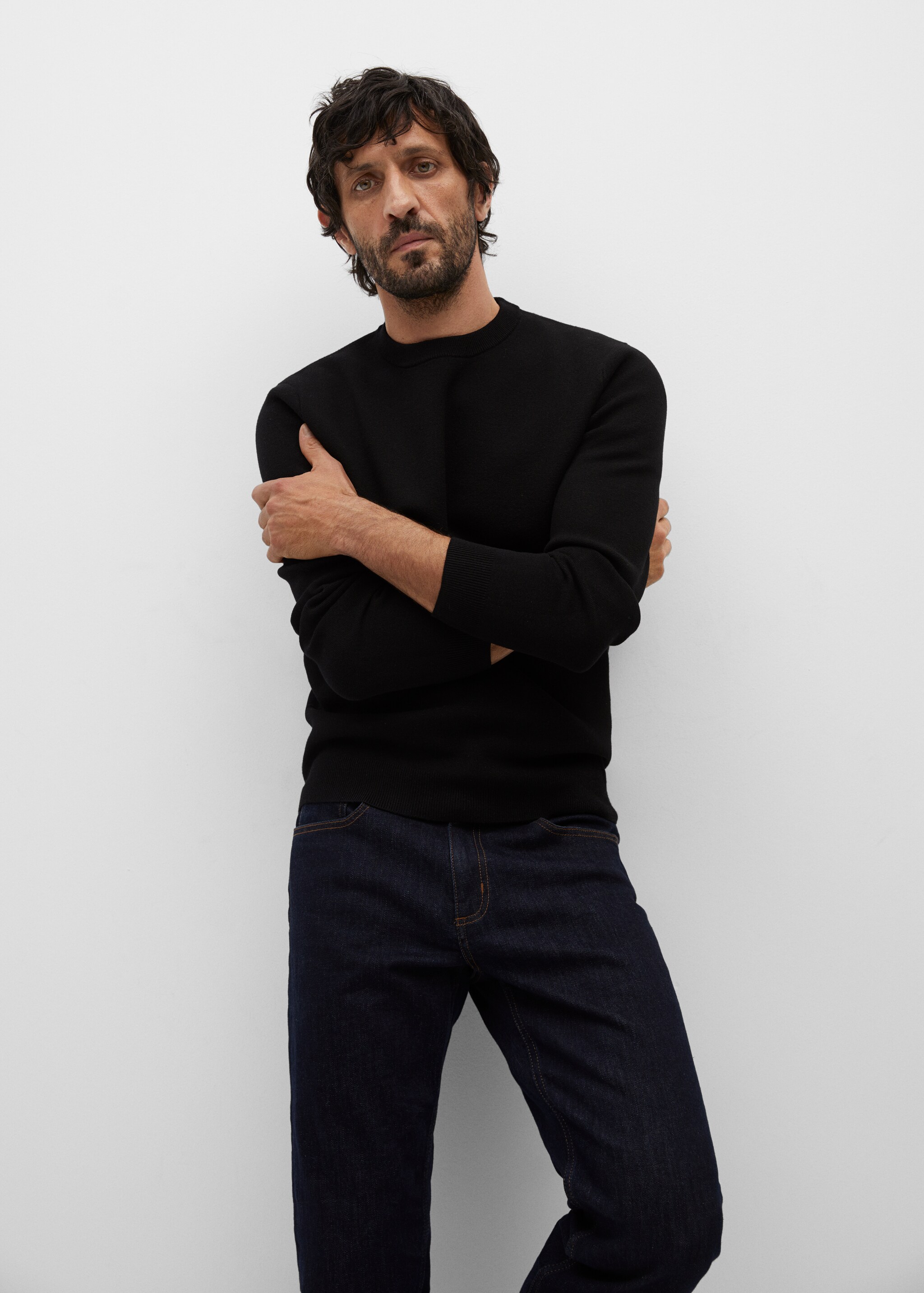 Jersey textura suave - Plano medio
