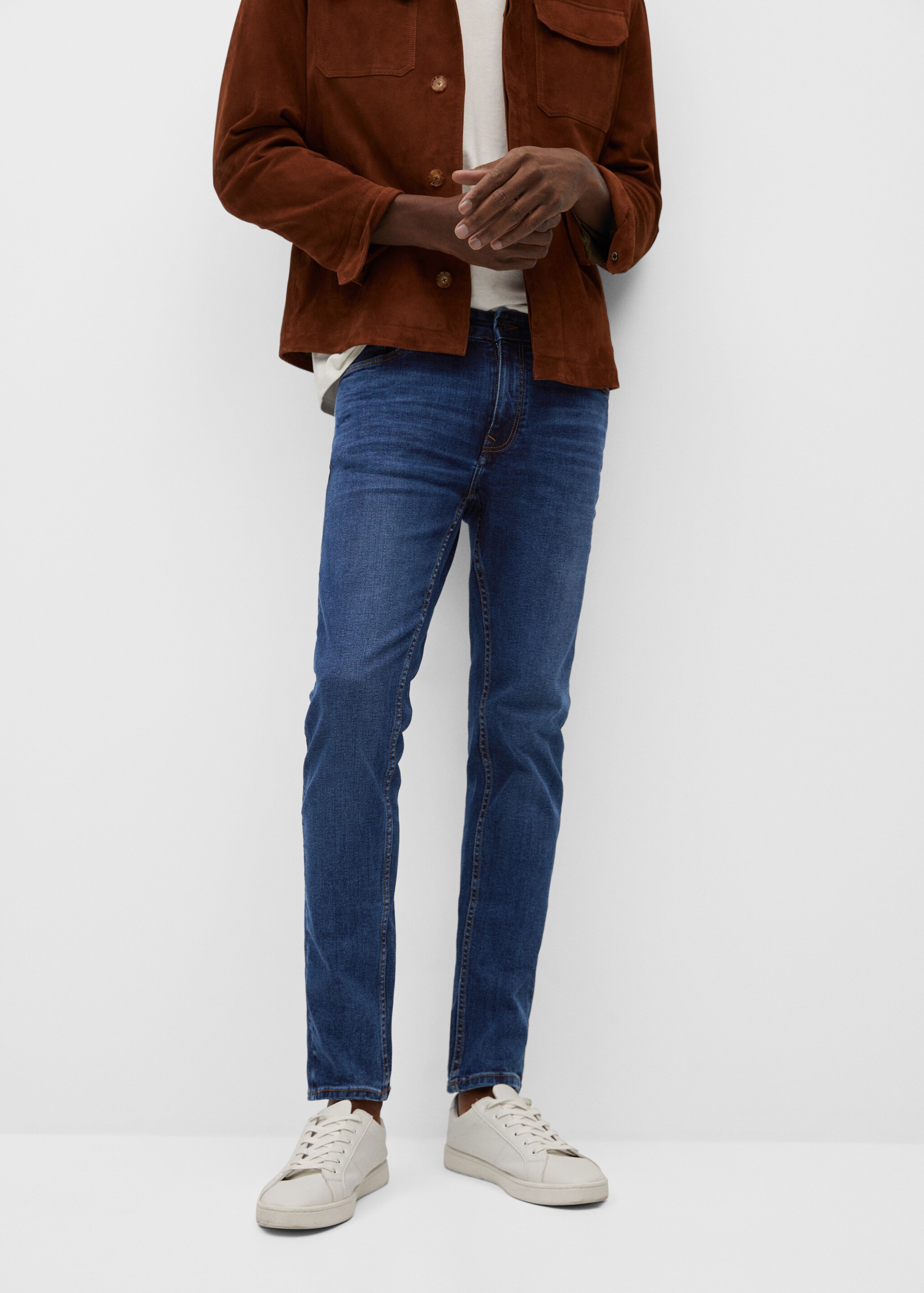 Skinny dark wash Jude jeans - Medium plane