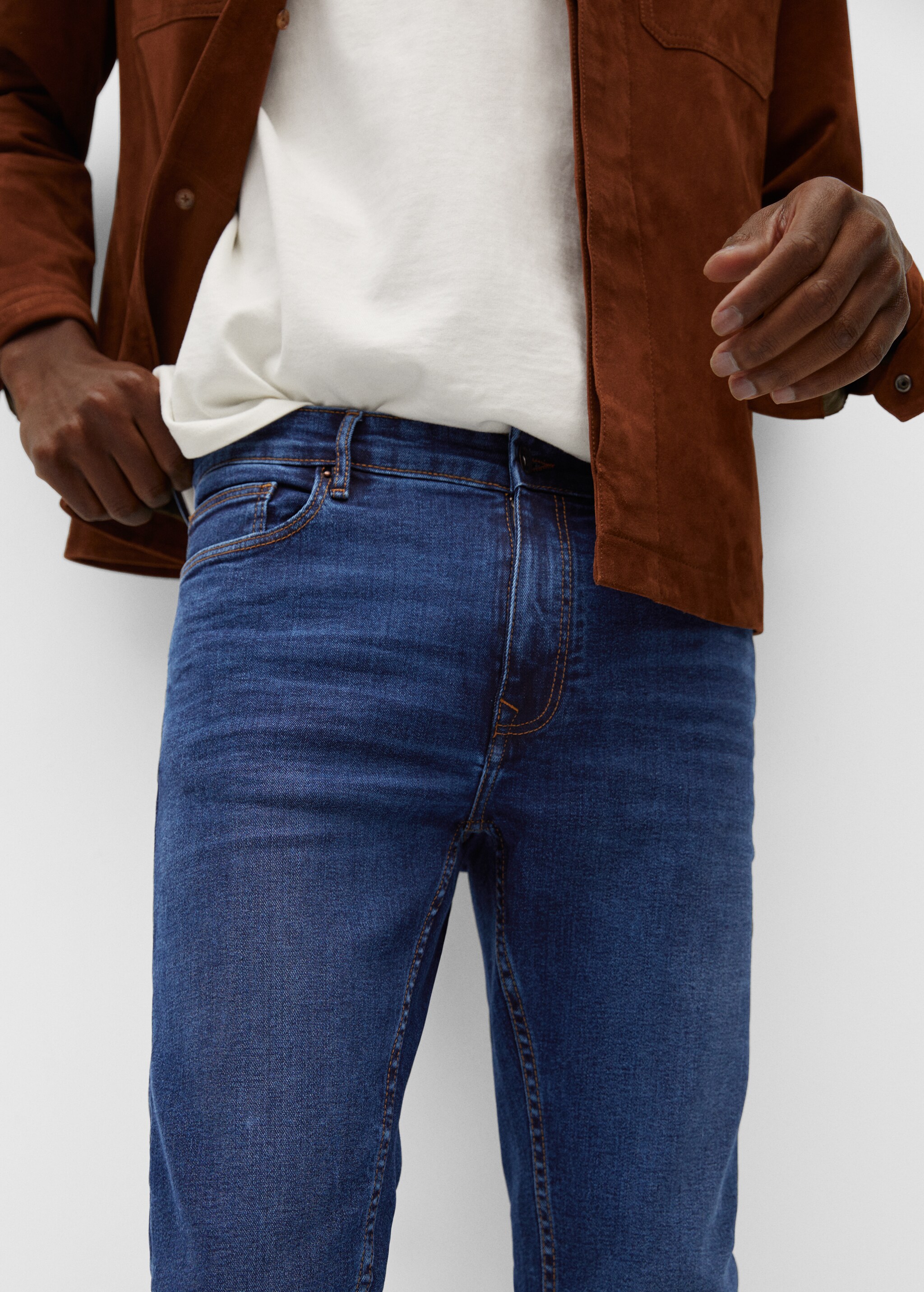 Skinny dark wash Jude jeans - Details of the article 1