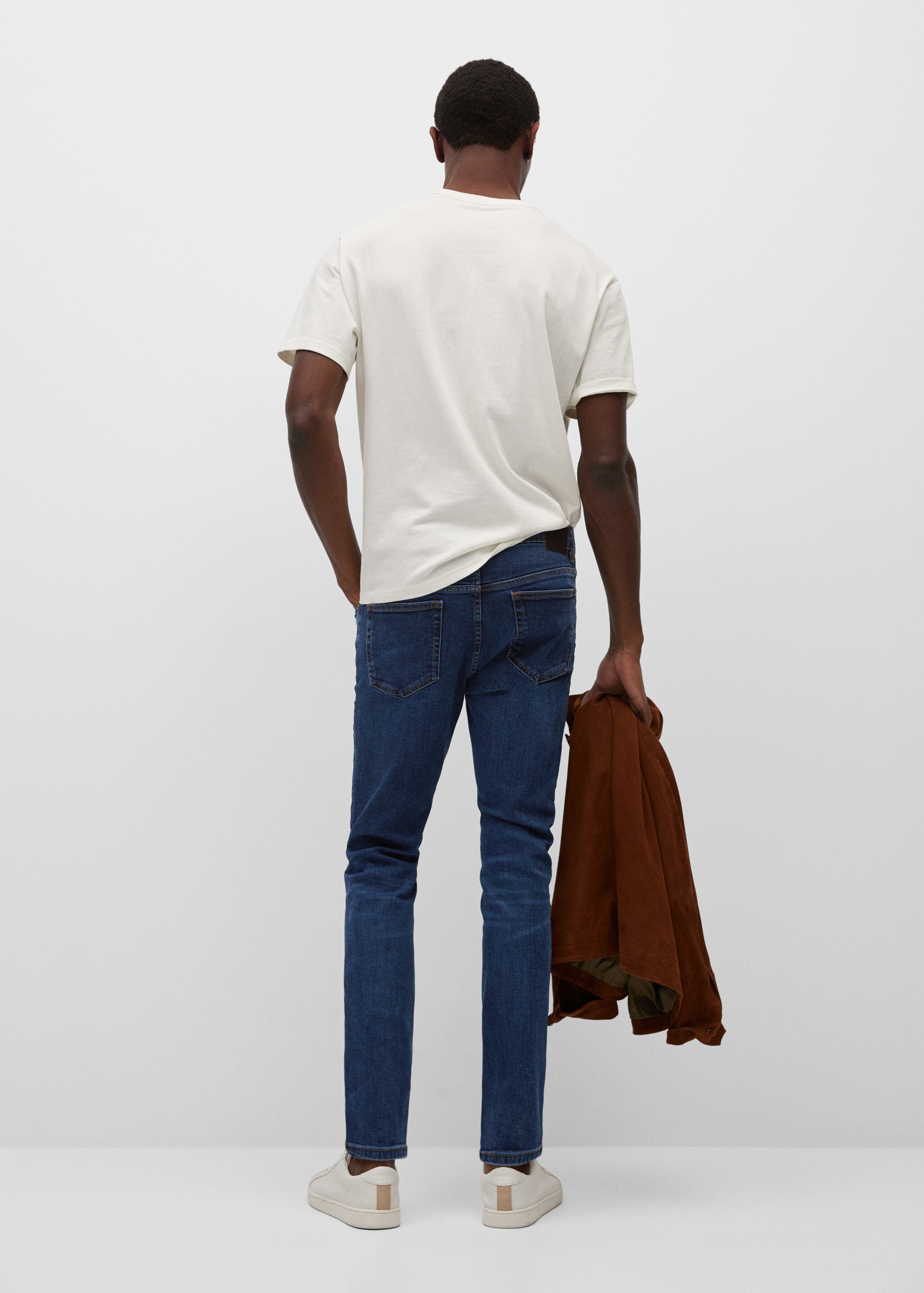 Skinny dark wash Jude jeans - Reverse of the article