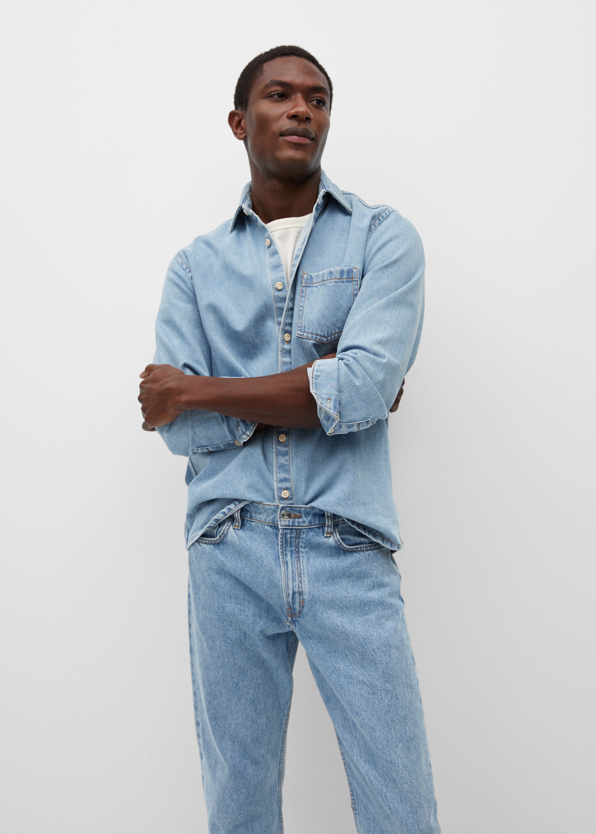 Jeans Ben tapered fit lavado claro - Detalle del artículo 2