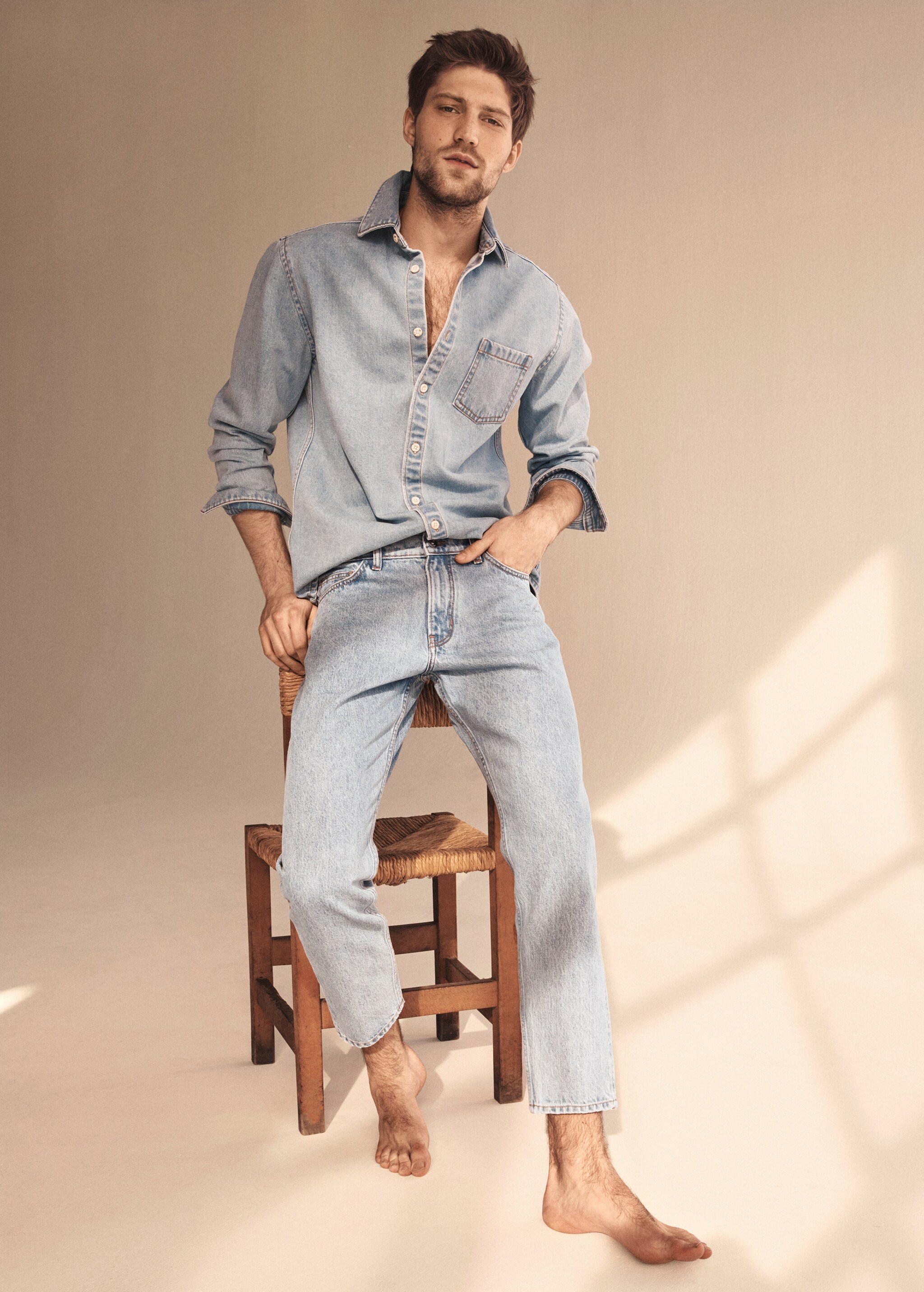 Jeans Ben tapered fit lavado claro - Detalle del artículo 5