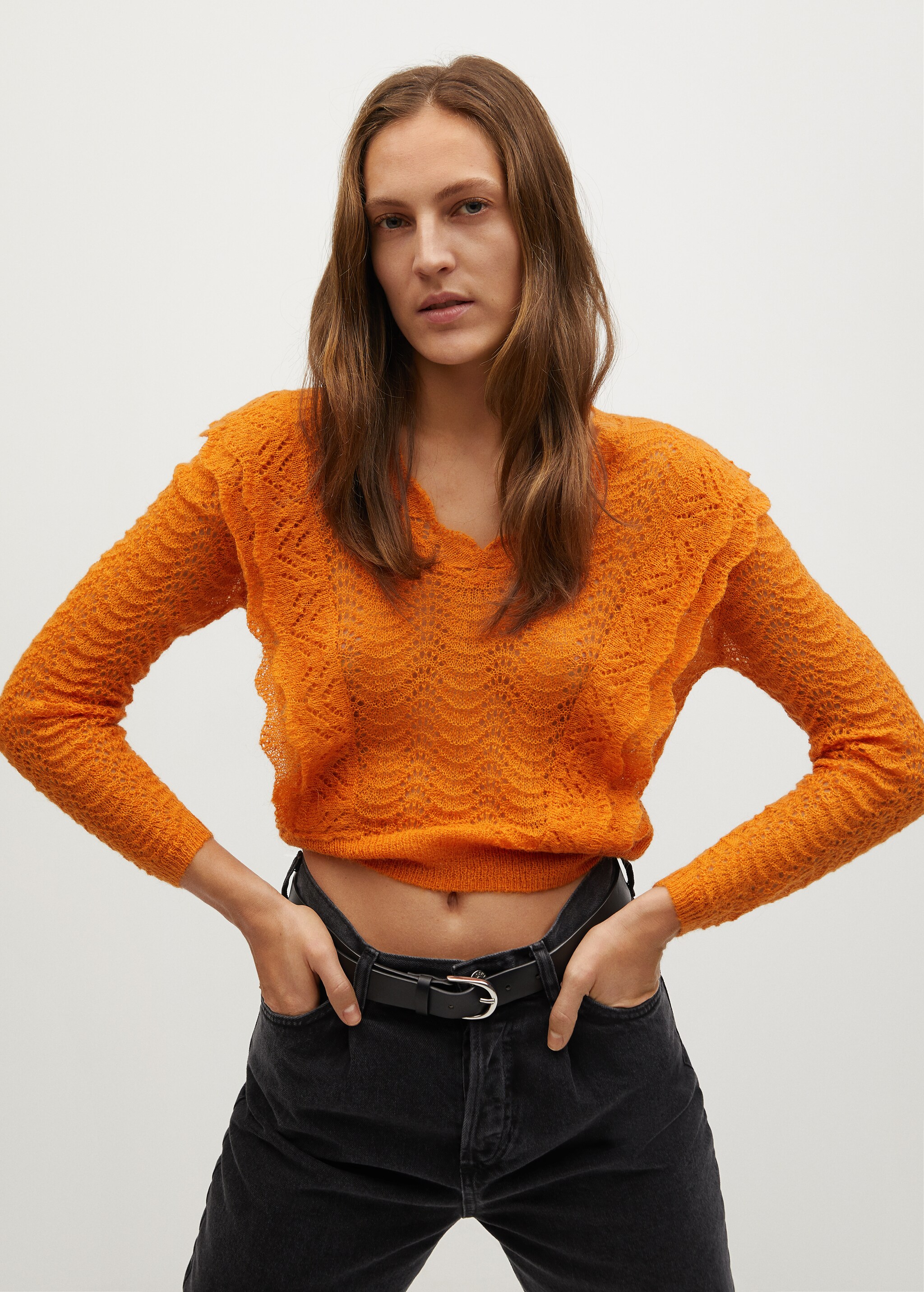 Jersey crop calado - Plano medio