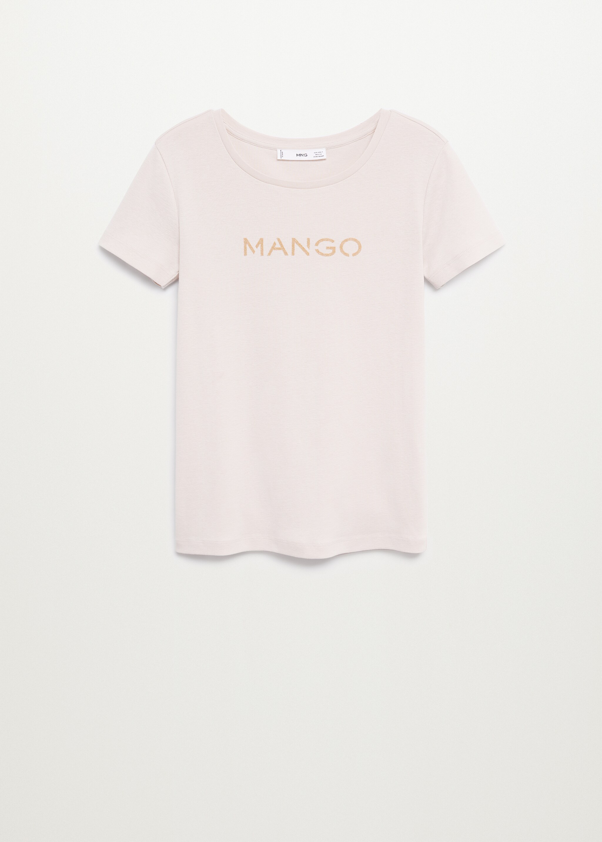 T-shirt met logo en korte mouwen - Artikel zonder model