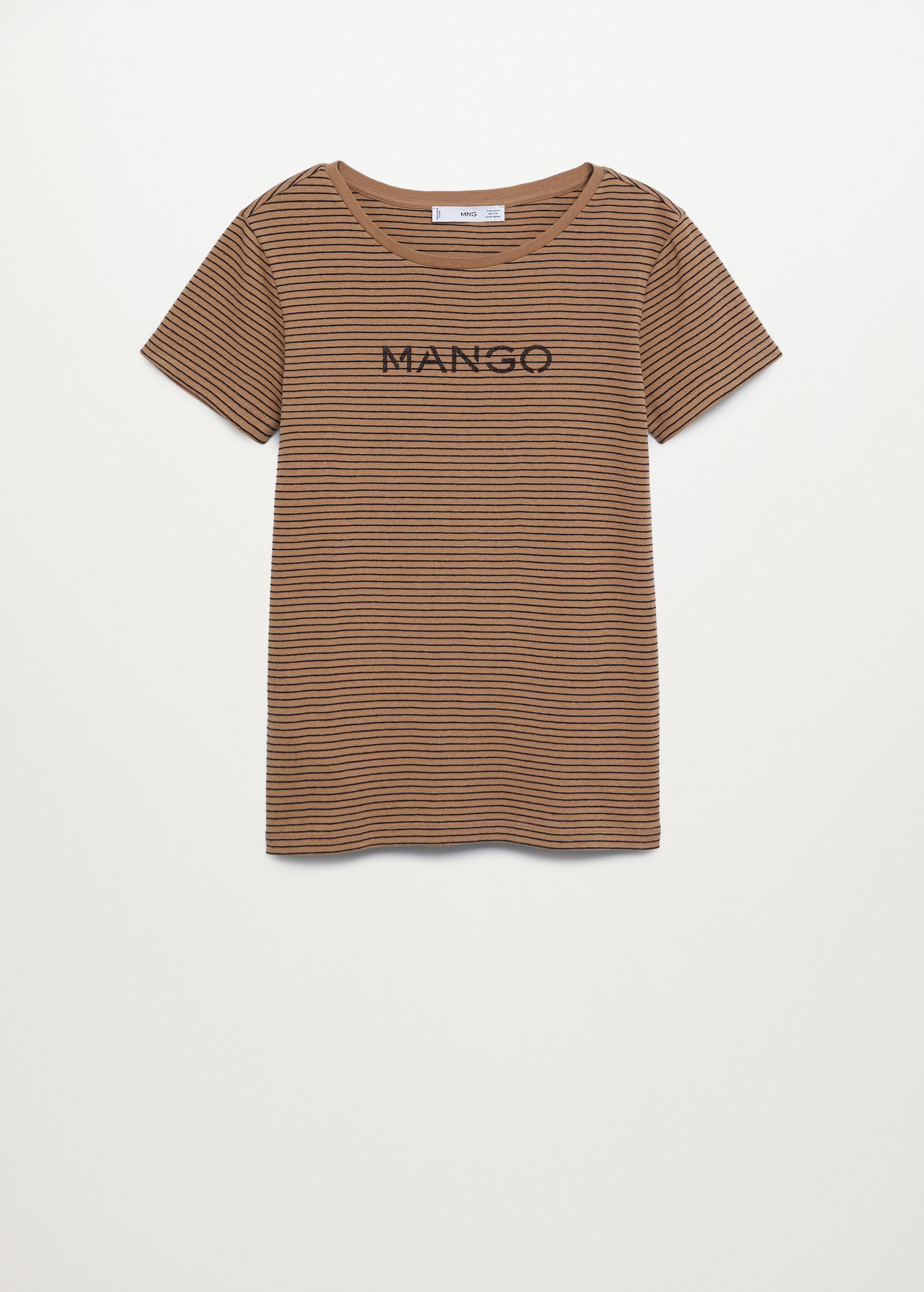 T-shirt met logo en korte mouwen - Artikel zonder model