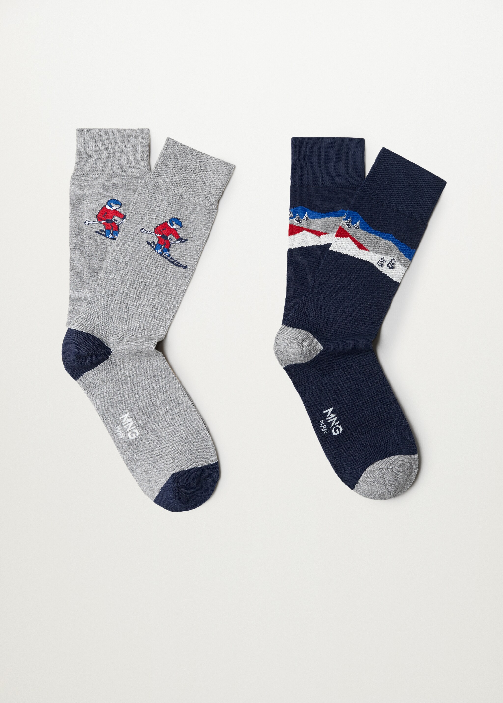 Pack 2 calcetines estampados - Artículo sin modelo