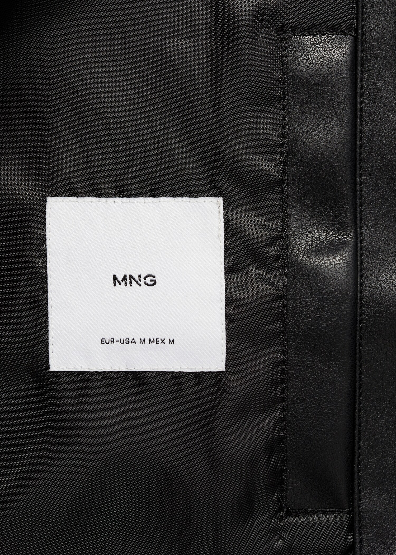 Veste bomber simili-cuir - Détail de l'article 0