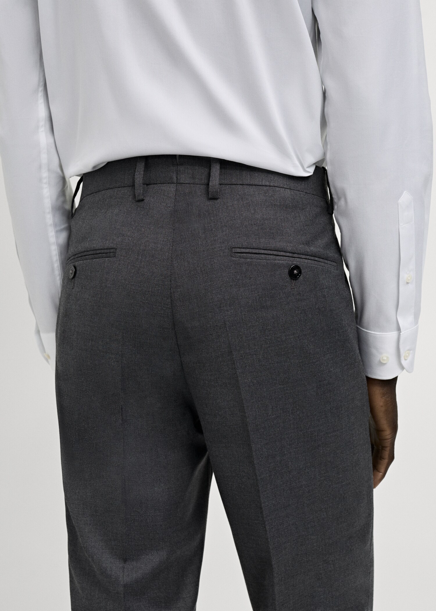 Milan slim-fit suit trousers - Details of the article 6