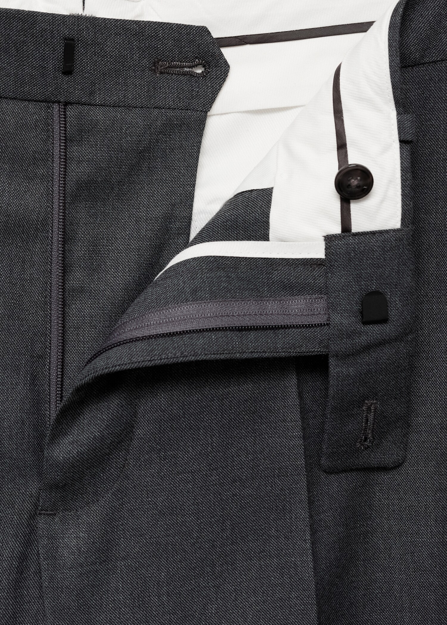 Milan slim-fit suit trousers - Details of the article 8