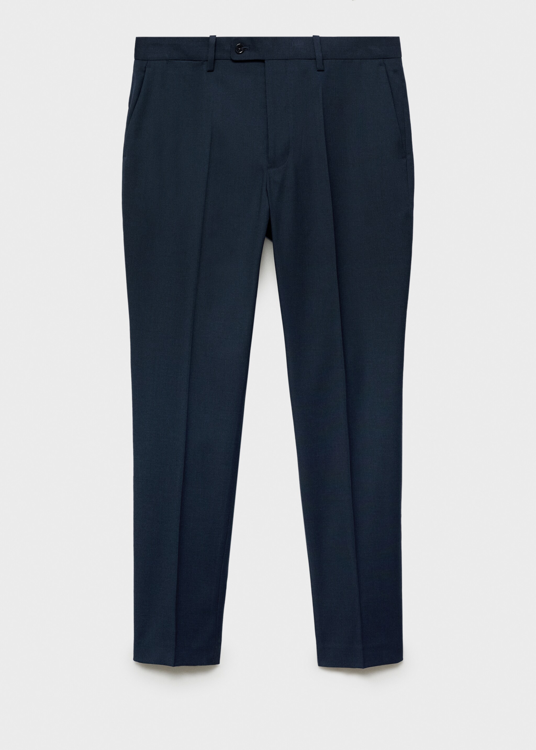Milan slim-fit suit trousers - Article without model, Dark Navy. Ref: 87000593-00.
