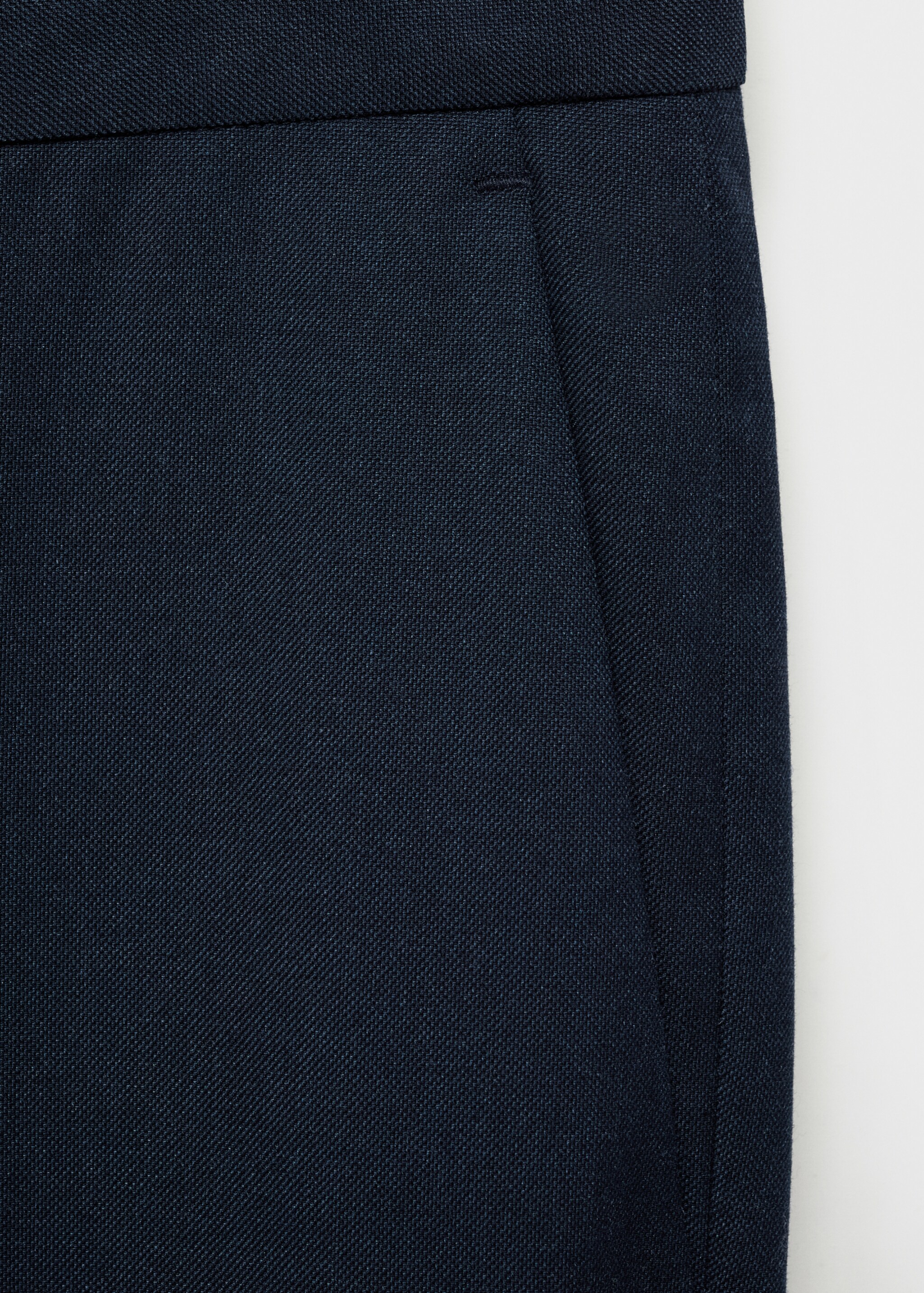 Milan slim-fit suit trousers - Details of the article 0, Dark Navy. Ref: 87000593-00.