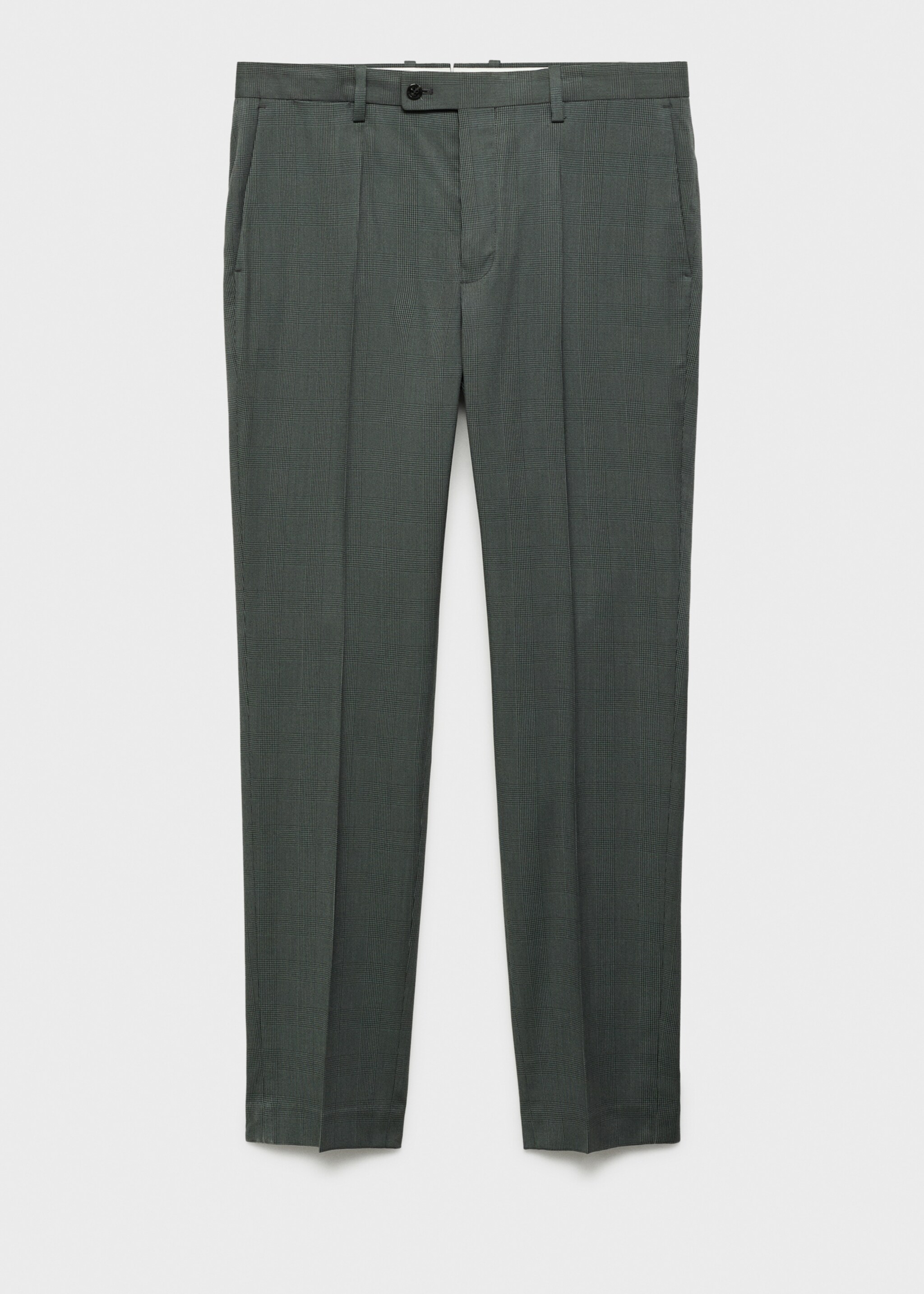 Milan Prince of Wales check suit trousers - Article without model, Green. Ref: 87000594-00.