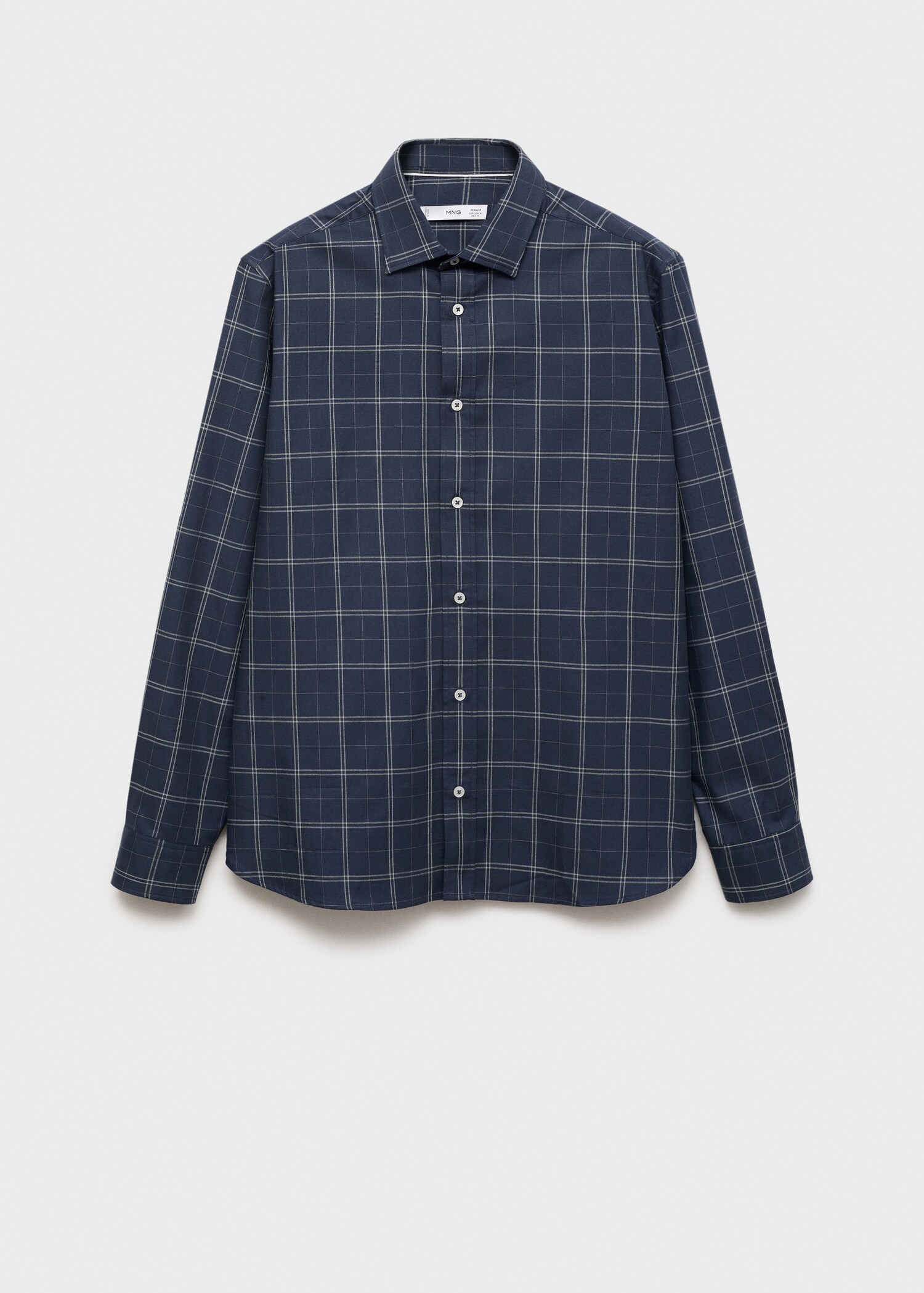 Regular fit check cotton shirt - Article without model