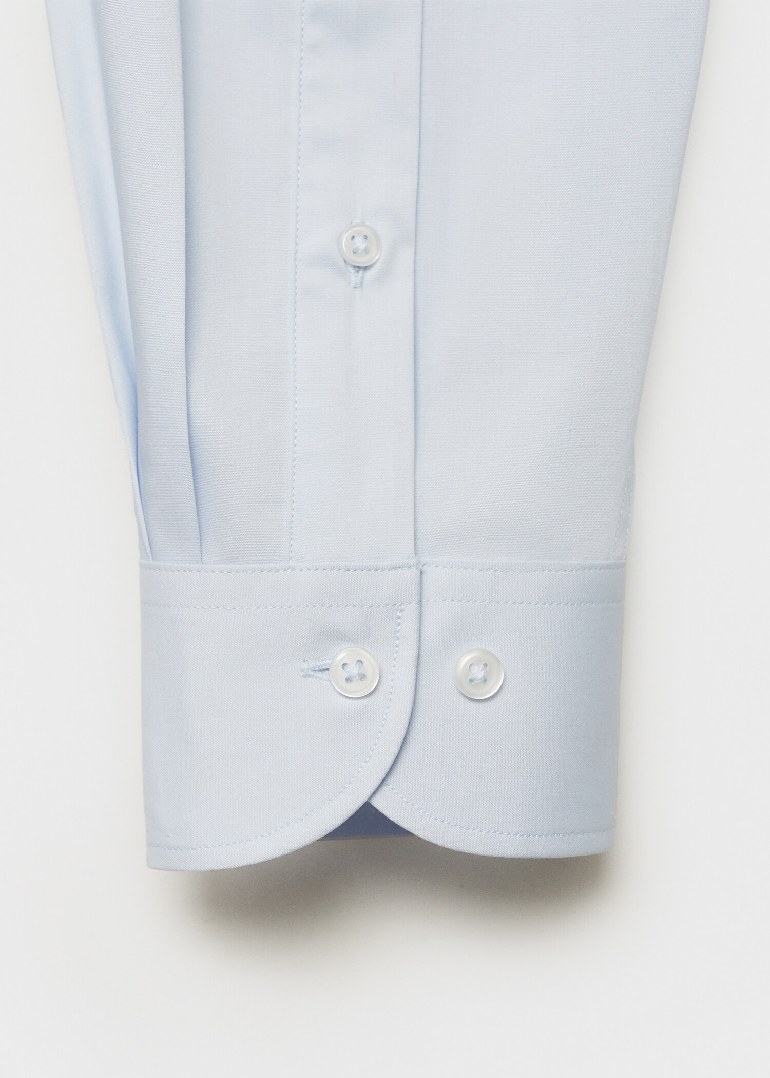 Regular Fit-Hemd aus Stretch-Baumwolle - Detail des Artikels 0