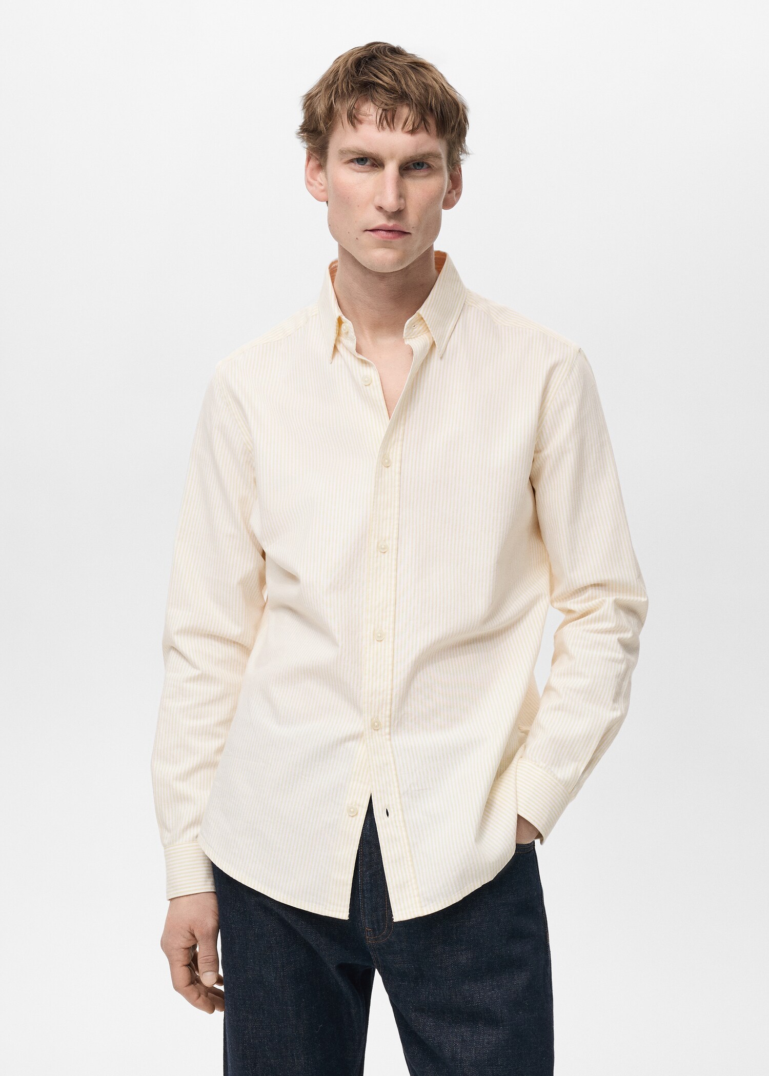 100% cotton kodak striped shirt - Medium plane