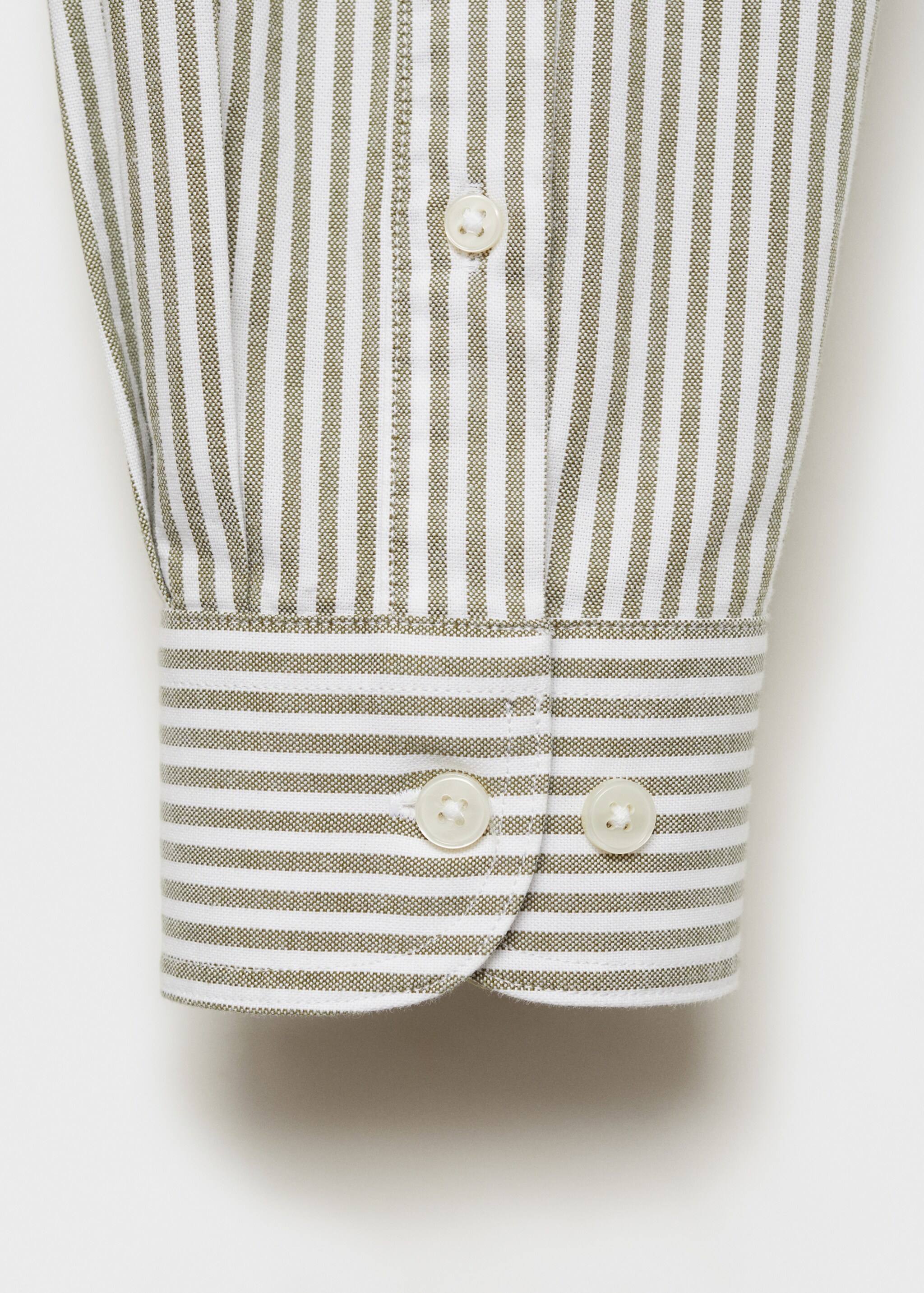 100% cotton kodak striped shirt - Details of the article 0, Green. Ref: 87000603-00.