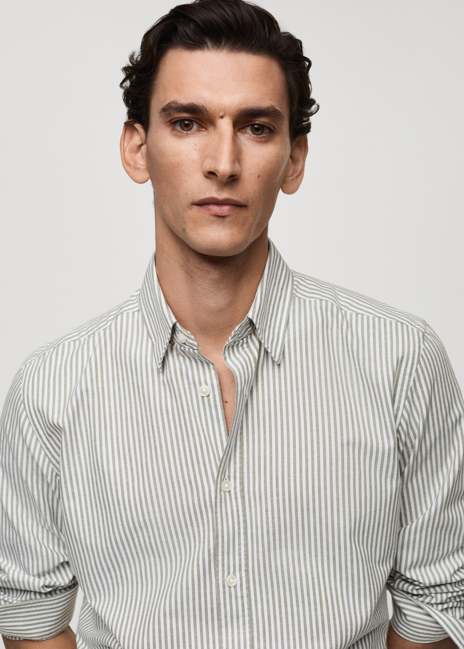 100% cotton kodak striped shirt - Details of the article 1