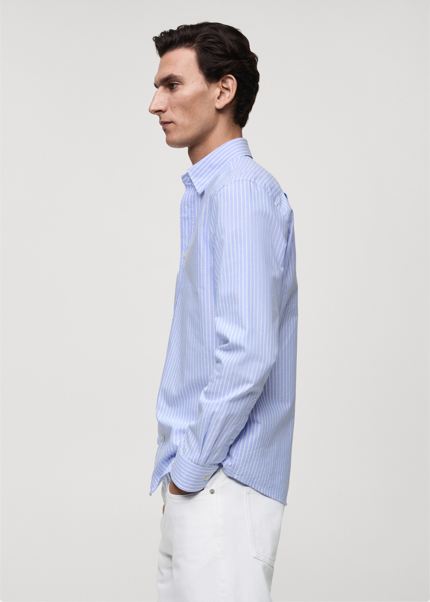 100% cotton kodak striped shirt - Details of the article 2