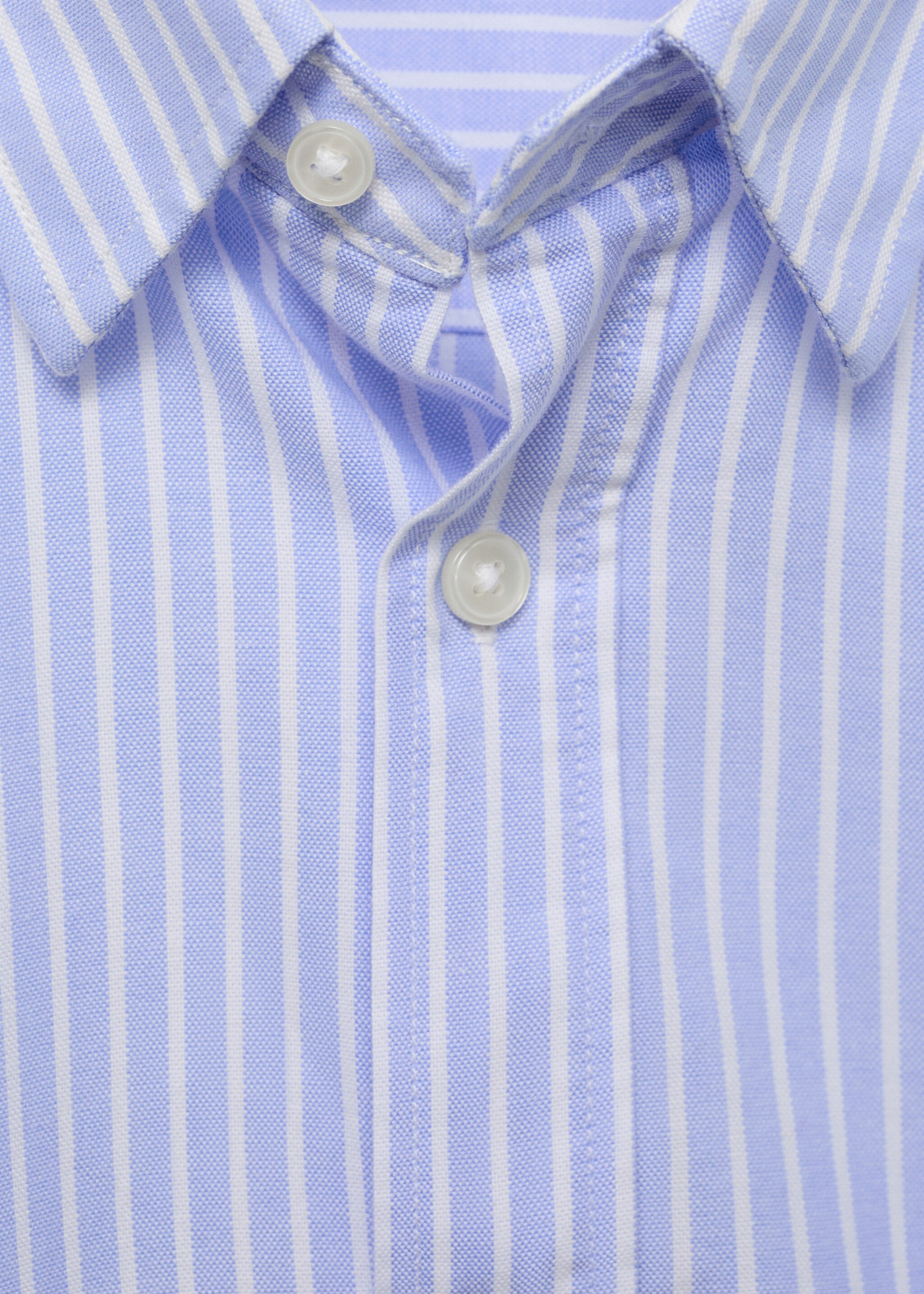 Hemd aus 100 % Baumwolle mit Kodakstreifen - Detail des Artikels 8, Himmelblau. Ref: 87000603-00.