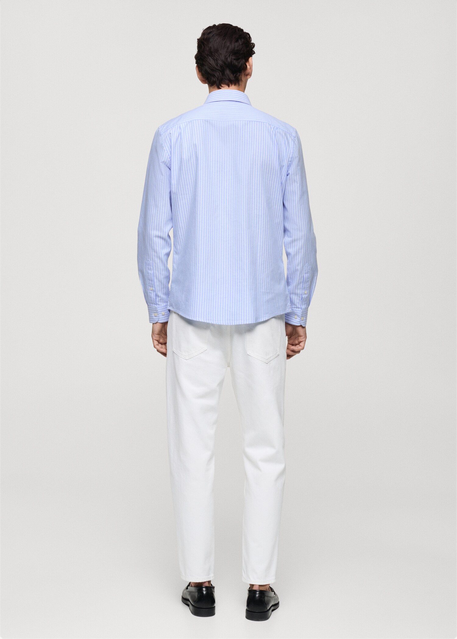 100% cotton kodak striped shirt - Reverse of the article