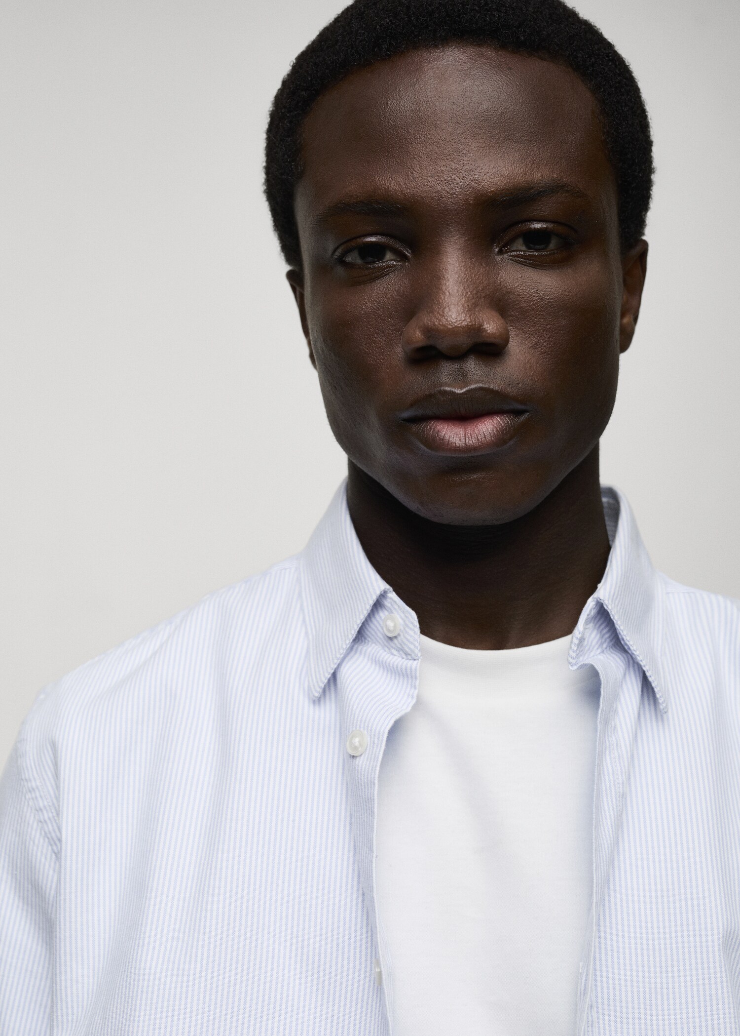 100% cotton kodak striped shirt - Details of the article 1