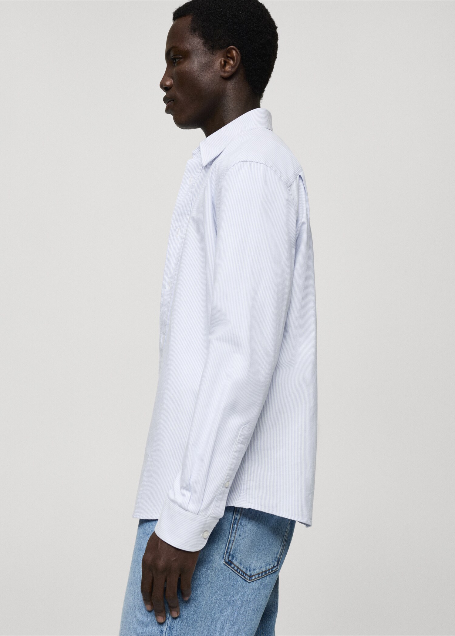 100% cotton kodak striped shirt - Details of the article 2